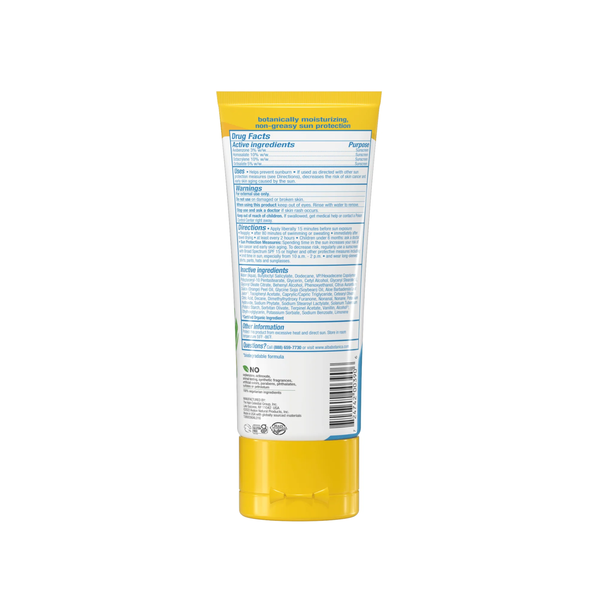 Alba Botanica SPF 50 Sport Sunscreen (4 fl oz) #28291 - Image 2