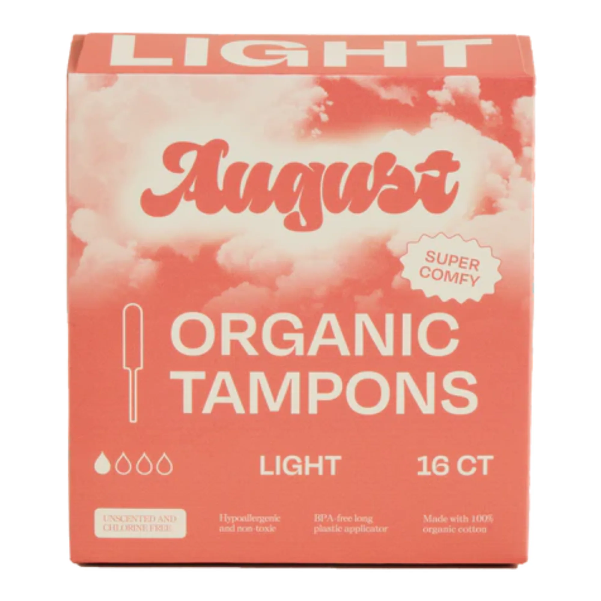 August Sustainable Light Tampons (16 ct) #10089856
