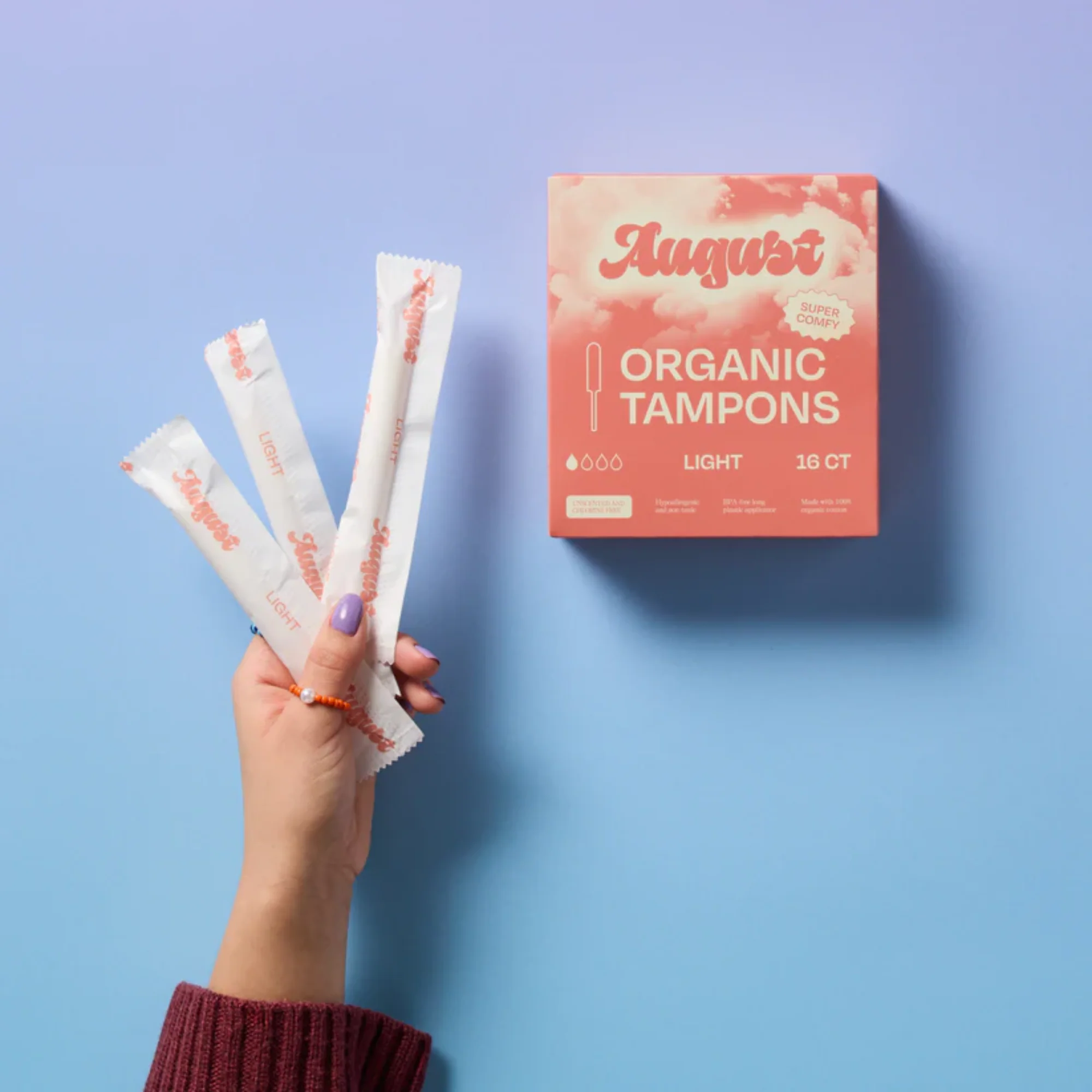 August Sustainable Light Tampons (16 ct) #10089856 - Image 2