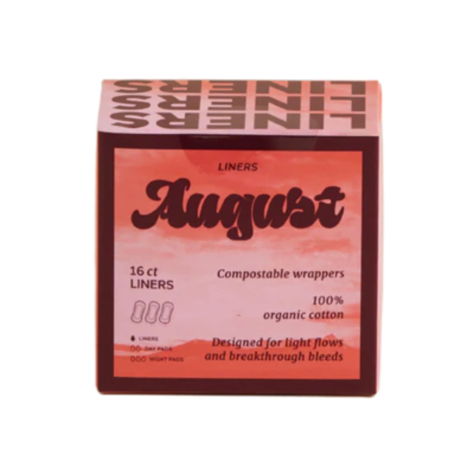 August Sustainable Liners (16 ct) #10089855