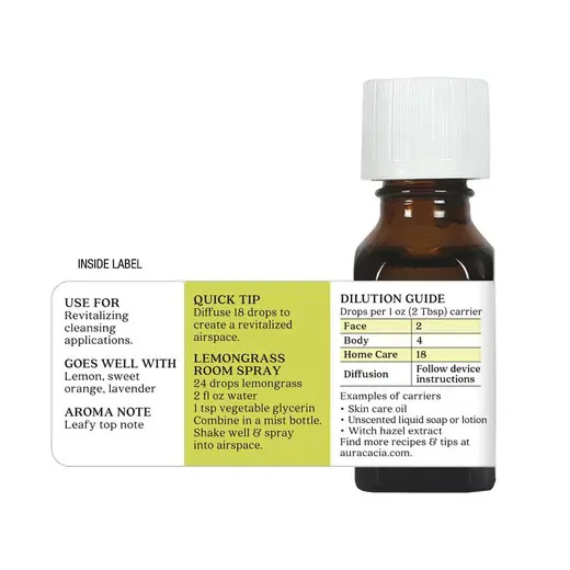 Aura Cacia Lemongrass Essential Oil (0.5 fl oz) #10088871 - Image 6