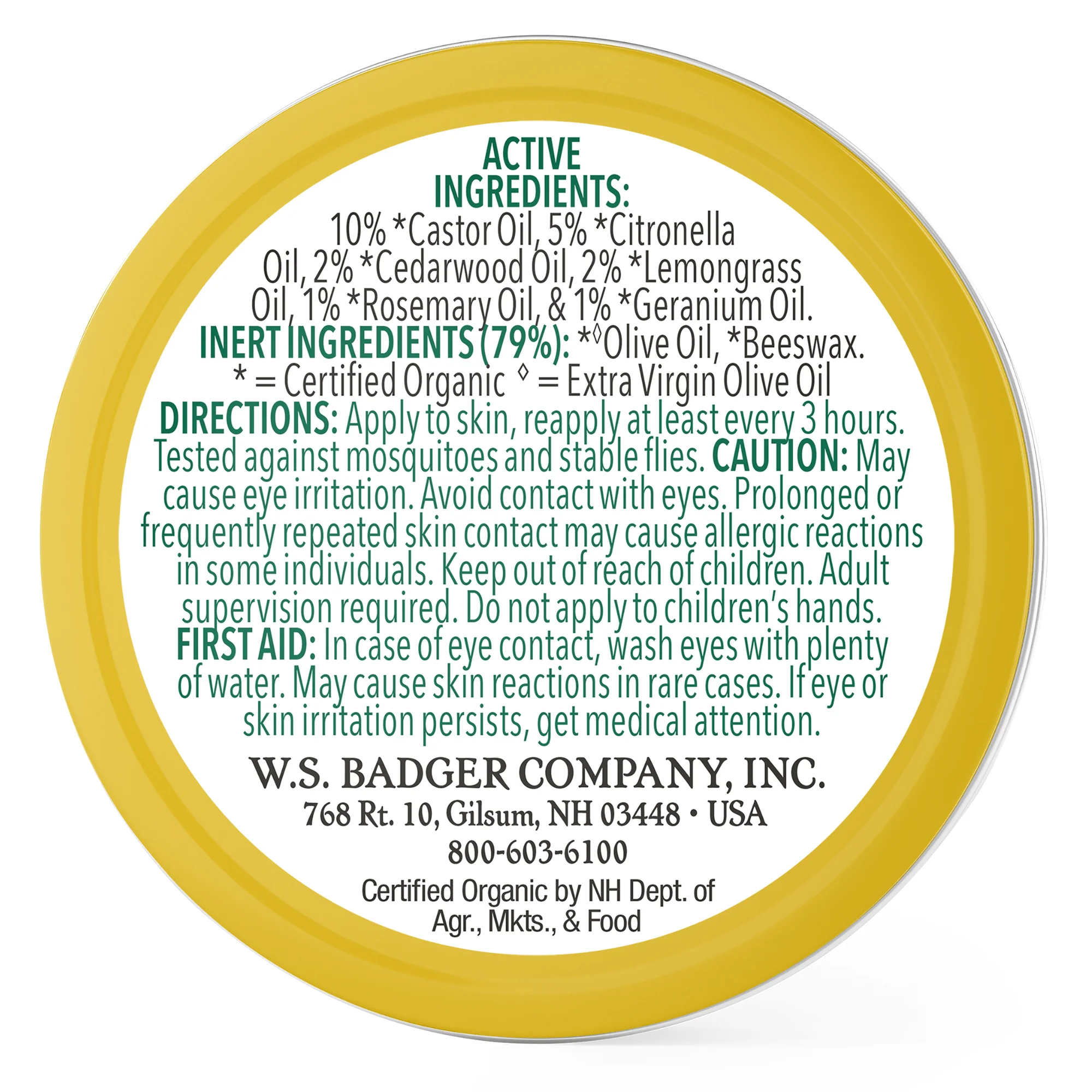 Badger Anti-Bug Balm Small Tin (0.75 oz) #26484 - Image 4