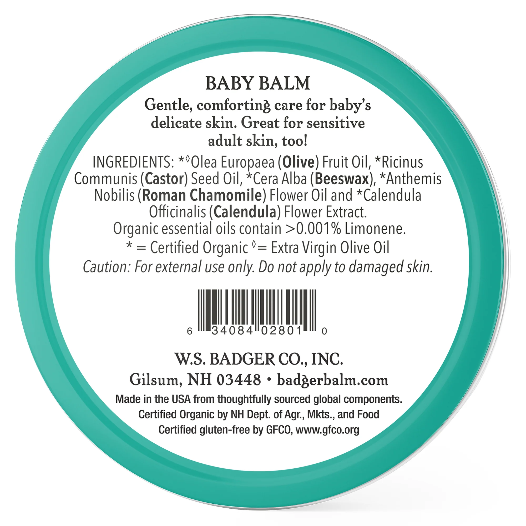 Badger Baby Balm Large Tin (2 oz) #17222 - Image 4