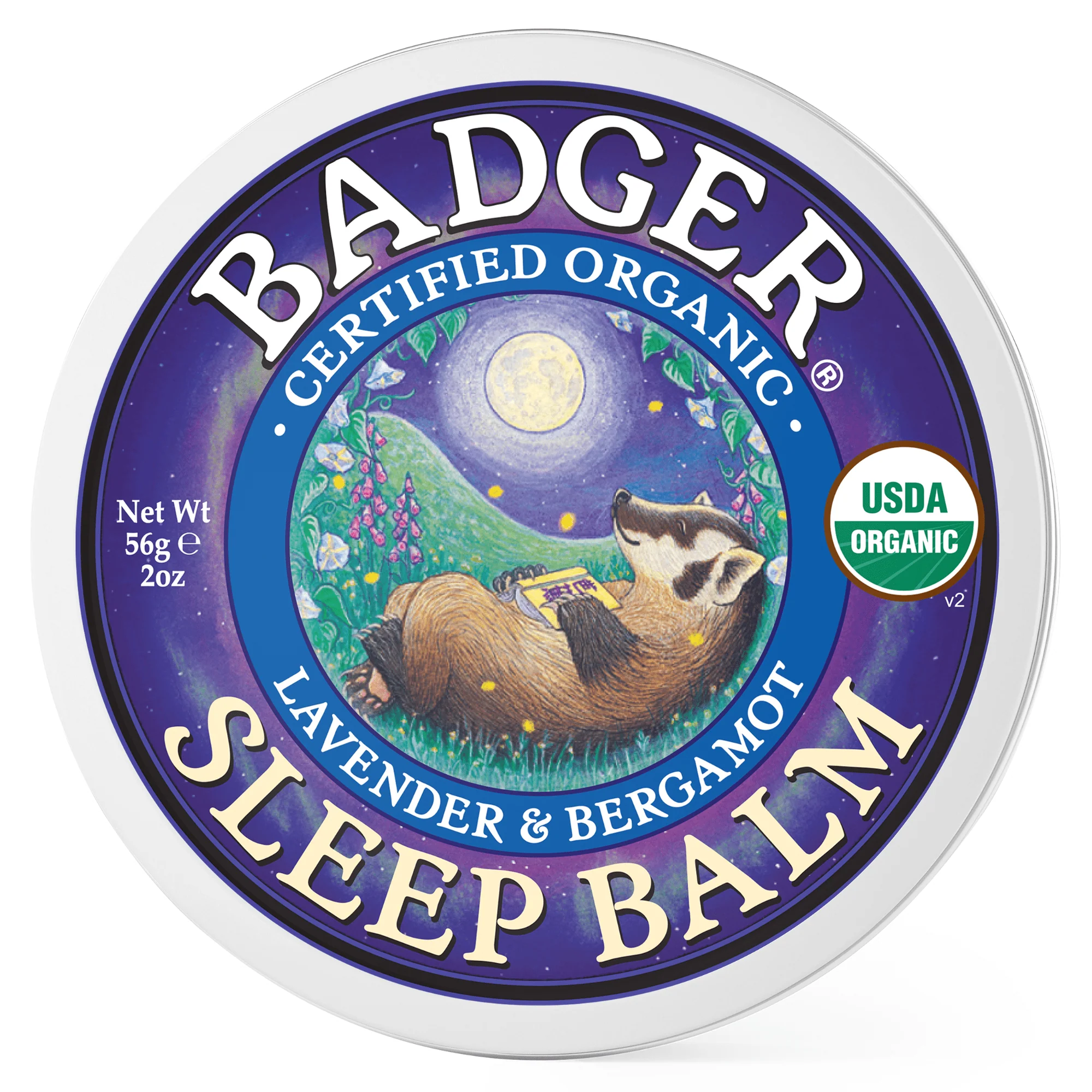 Badger Sleep Balm Large Tin (2 oz) #17220