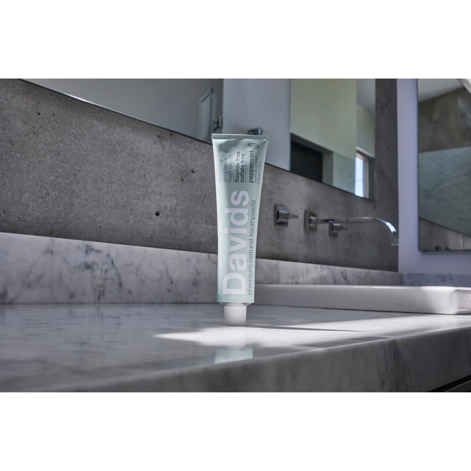Davids Peppermint Natural Toothpaste (5.25 oz) #10083596 - Image 3