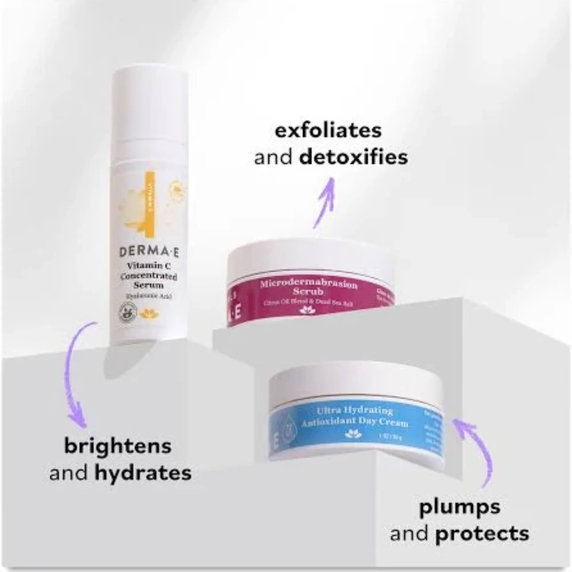 DERMA E Healthy Skin Essentials Kit (3 piece) #10088860 - Image 2