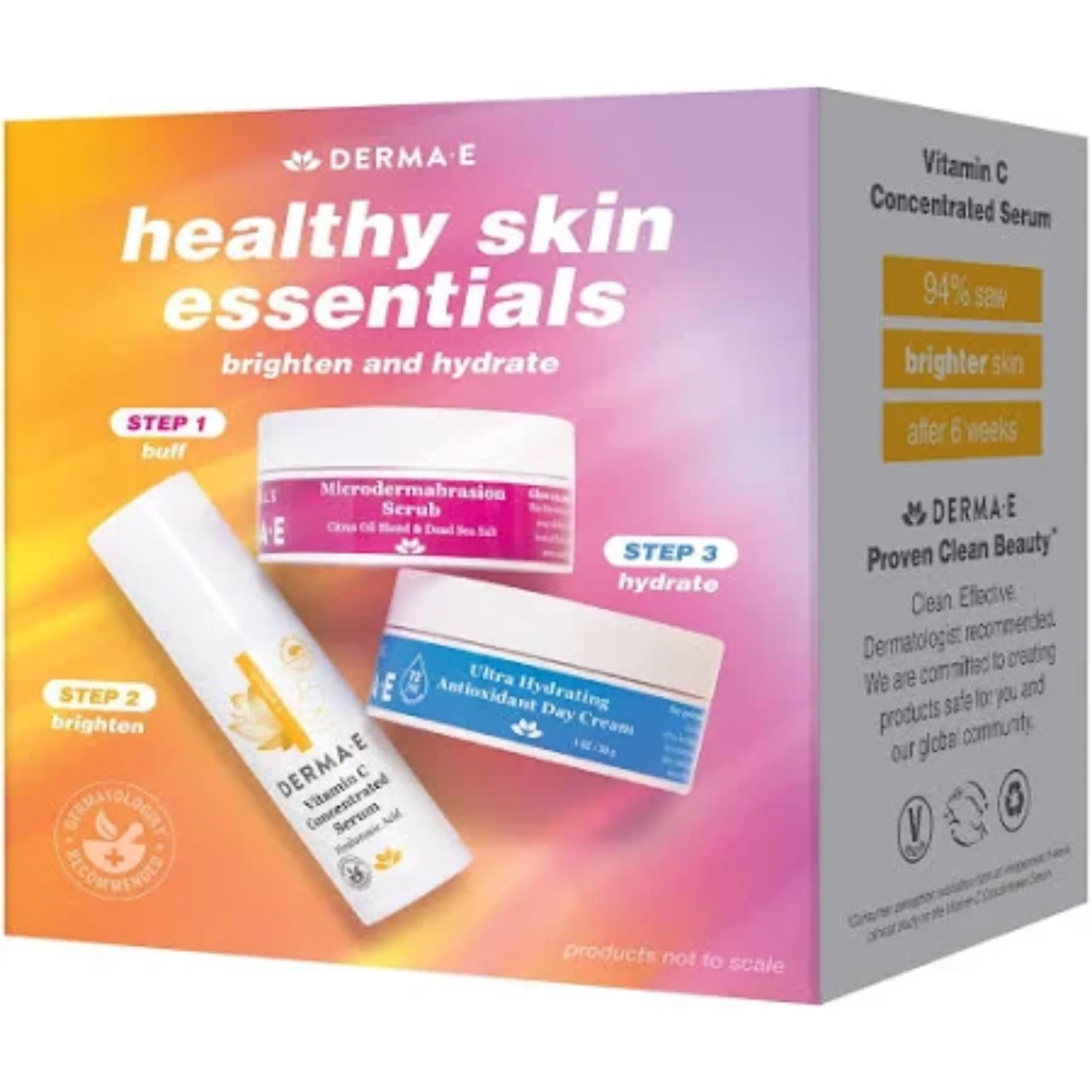 DERMA E Healthy Skin Essentials Kit (3 piece) #10088860 - Image 3
