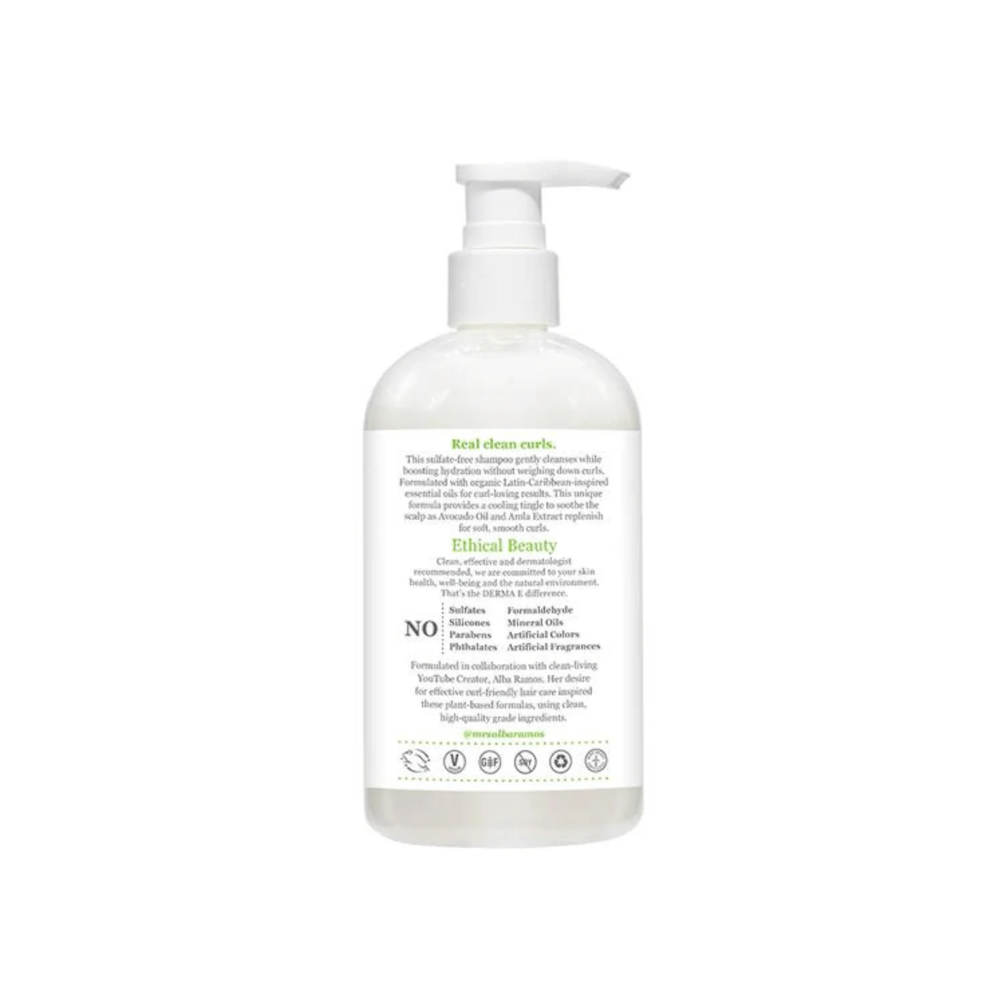 DERMA E Wash Day Curl Shampoo (12 fl oz) #10087516 - Image 2
