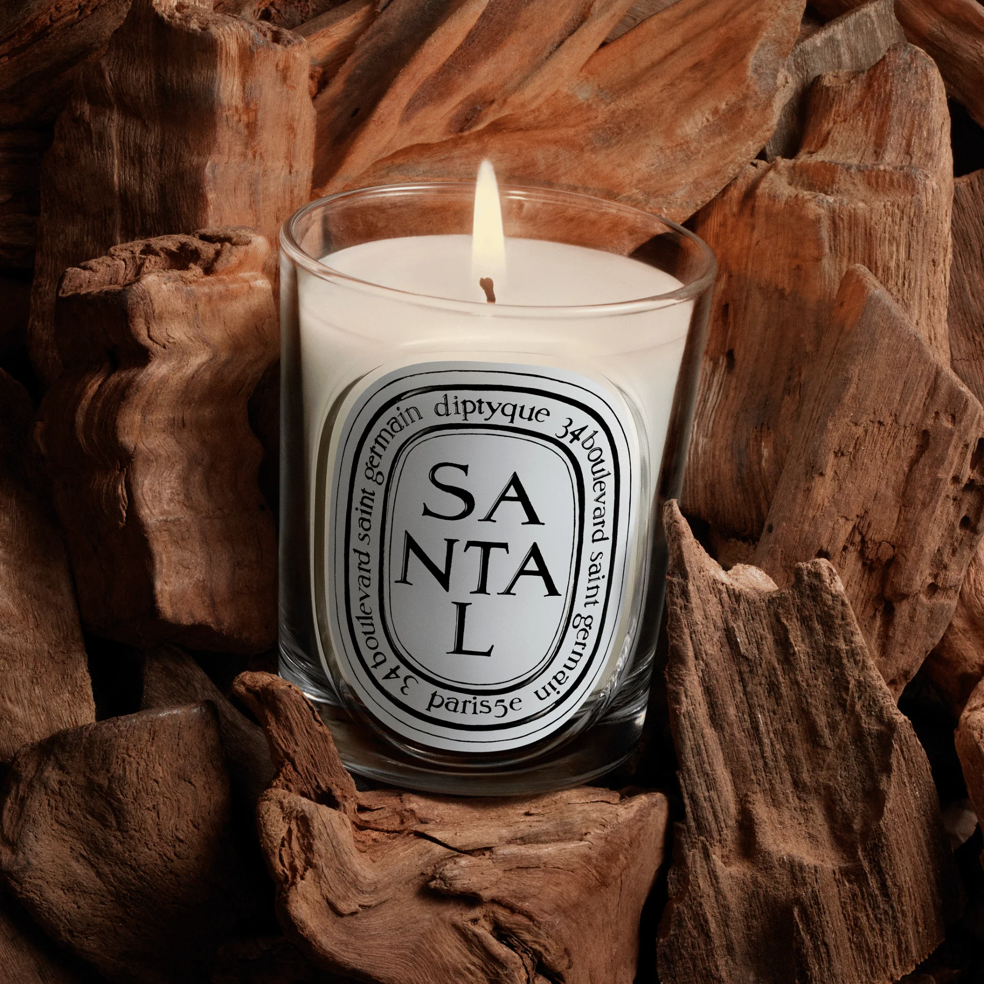 diptyque Paris Santal (Sandalwood) Classic Candle (190 g) #31637 - Image 2