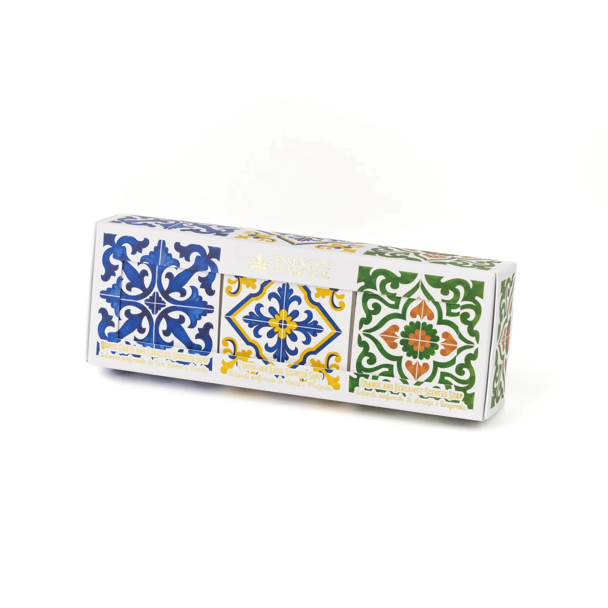 Essencias de Portugal Azulejos de Portugal Soap Set (3 x150 g) #10091363