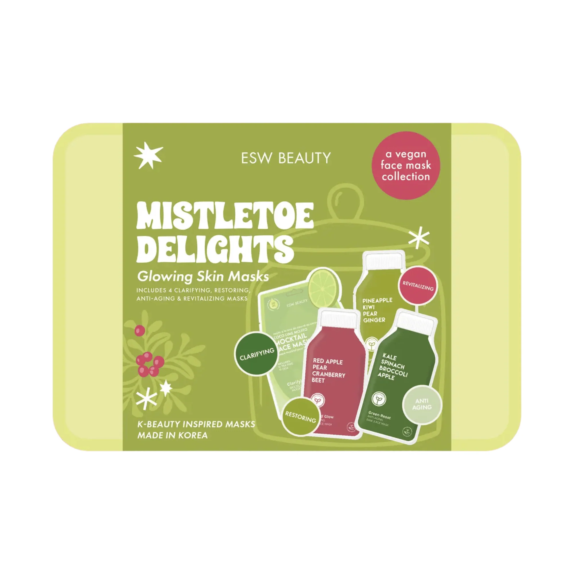 ESW Beauty Holiday Mistletoe Delights Skincare Treats Set (4 pc) #10090381