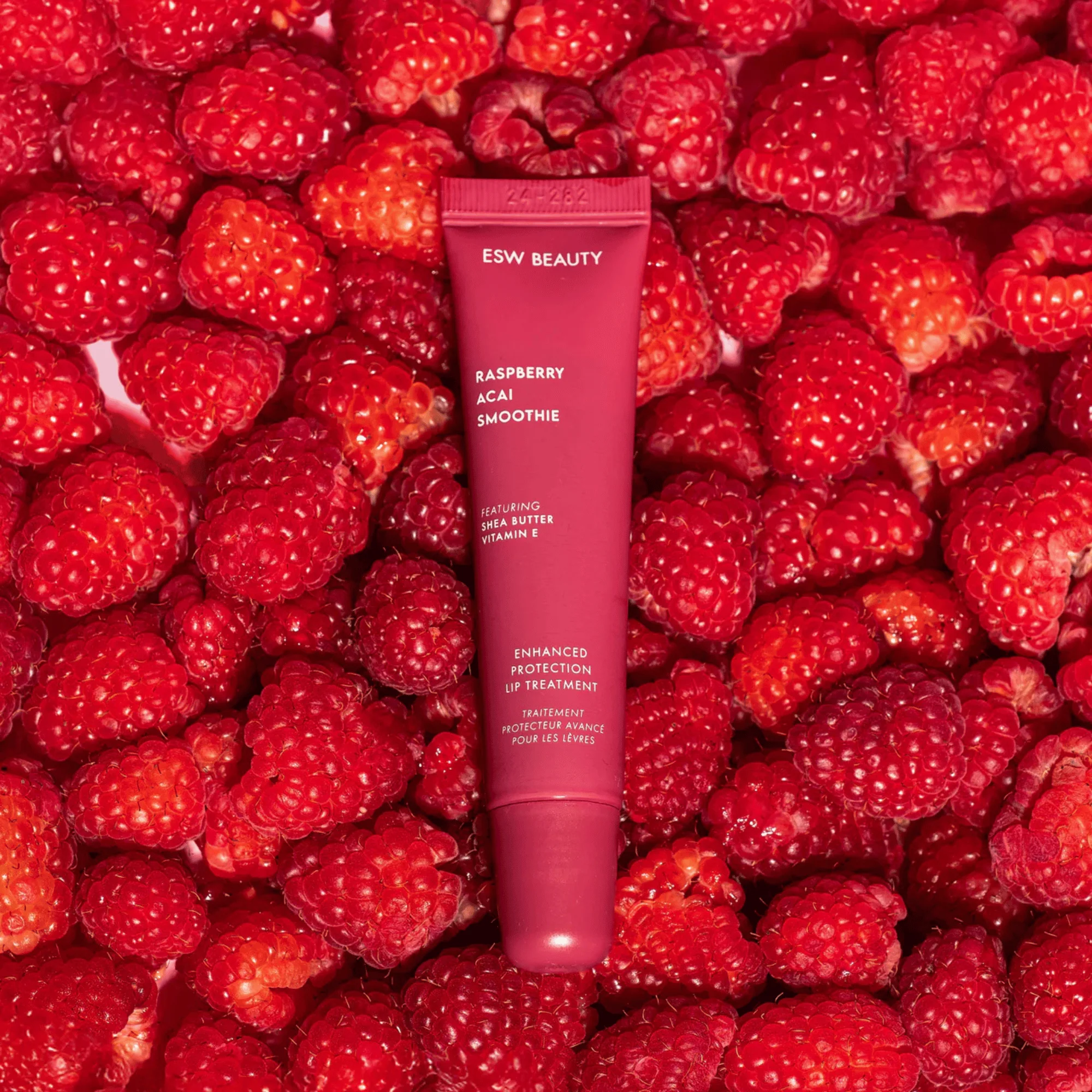 ESW Beauty Holiday Raspberry Acai Smoothie Enhanced Protection Lip Treatment #10090384 - Image 3