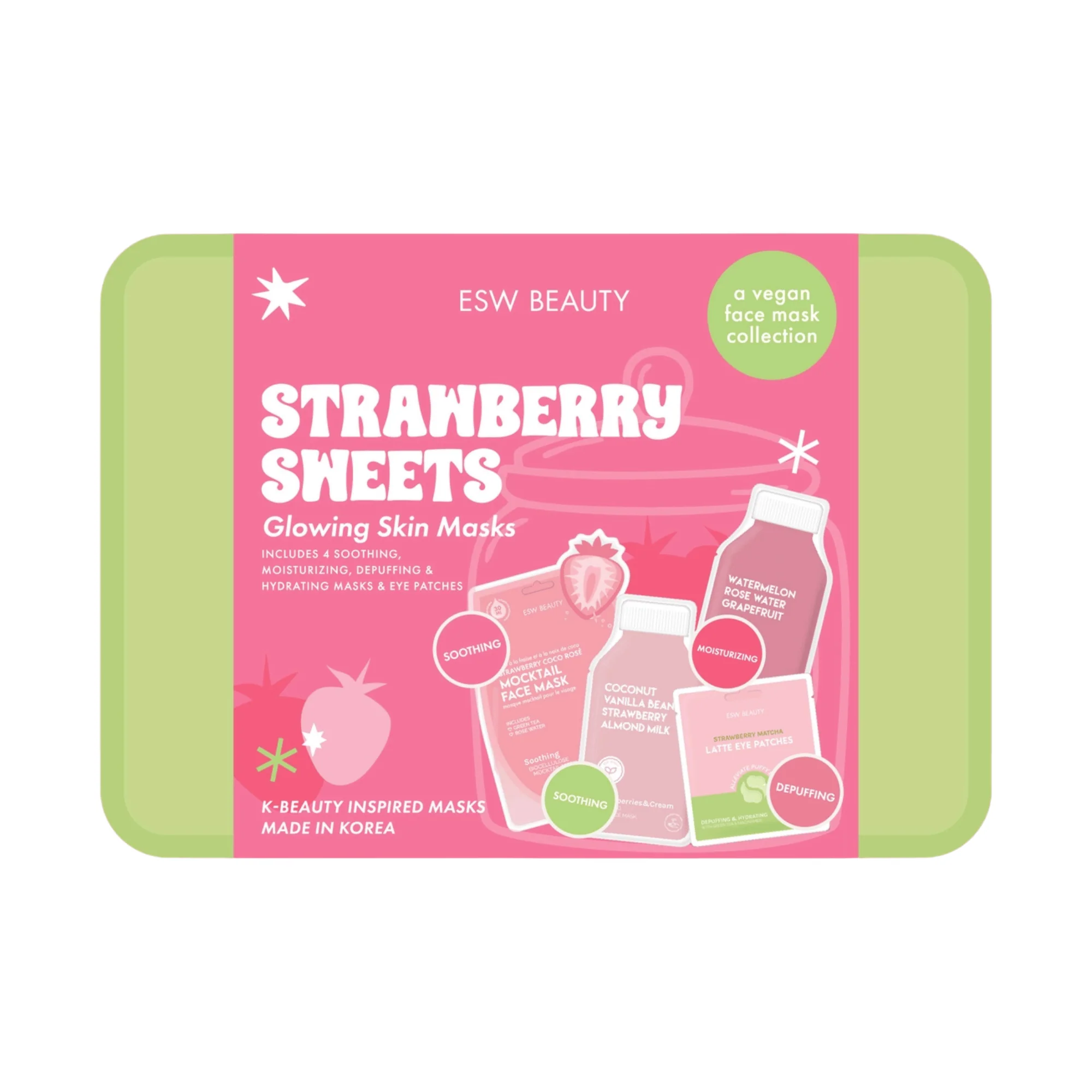 ESW Beauty Holiday Strawberry Sweets Skincare Treats Set (4 pc) #10090383