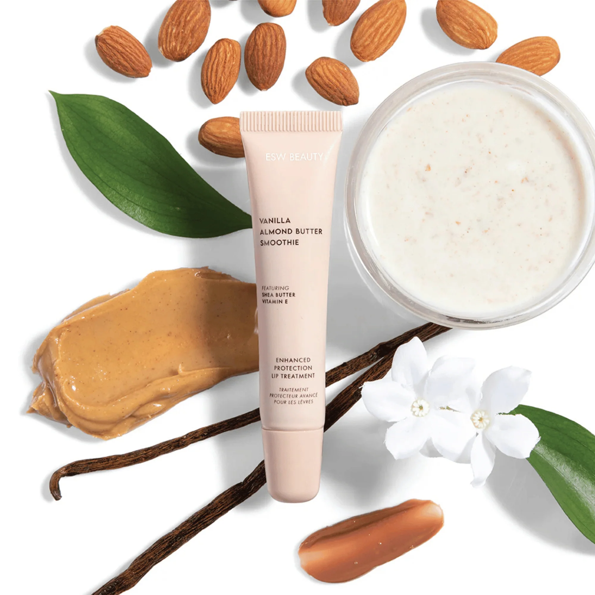 ESW Beauty Vanilla Almond Butter Smoothie Protection Lip Treatment (0.5 oz) #10089457 - Image 2