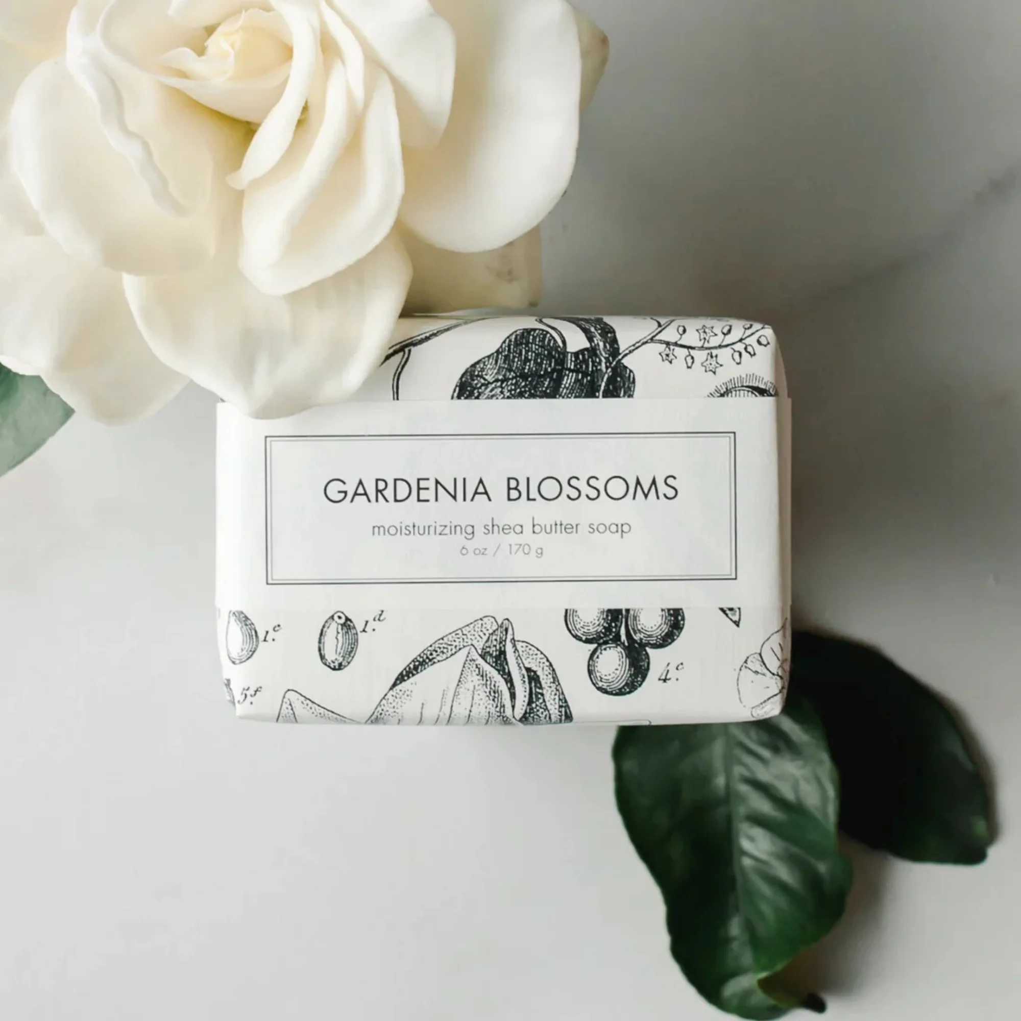 Formulary 55 Gardenia Blossoms Shea Butter Bar Soap (6.4 oz) #10089089 - Image 3
