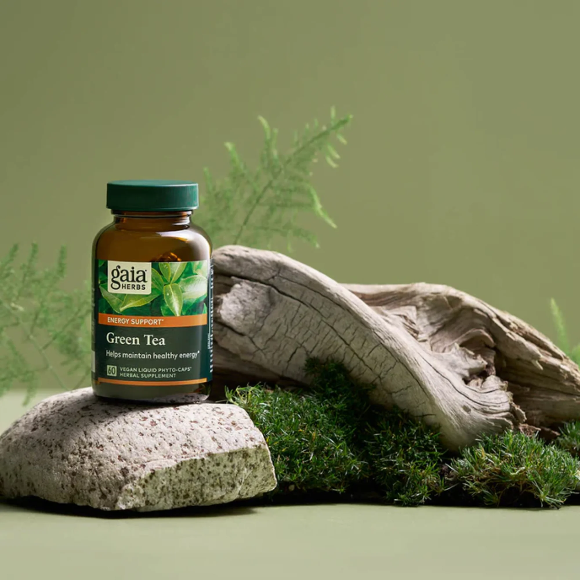 Gaia Green Tea Extract Capsules (60 ct) #10089305 - Image 3