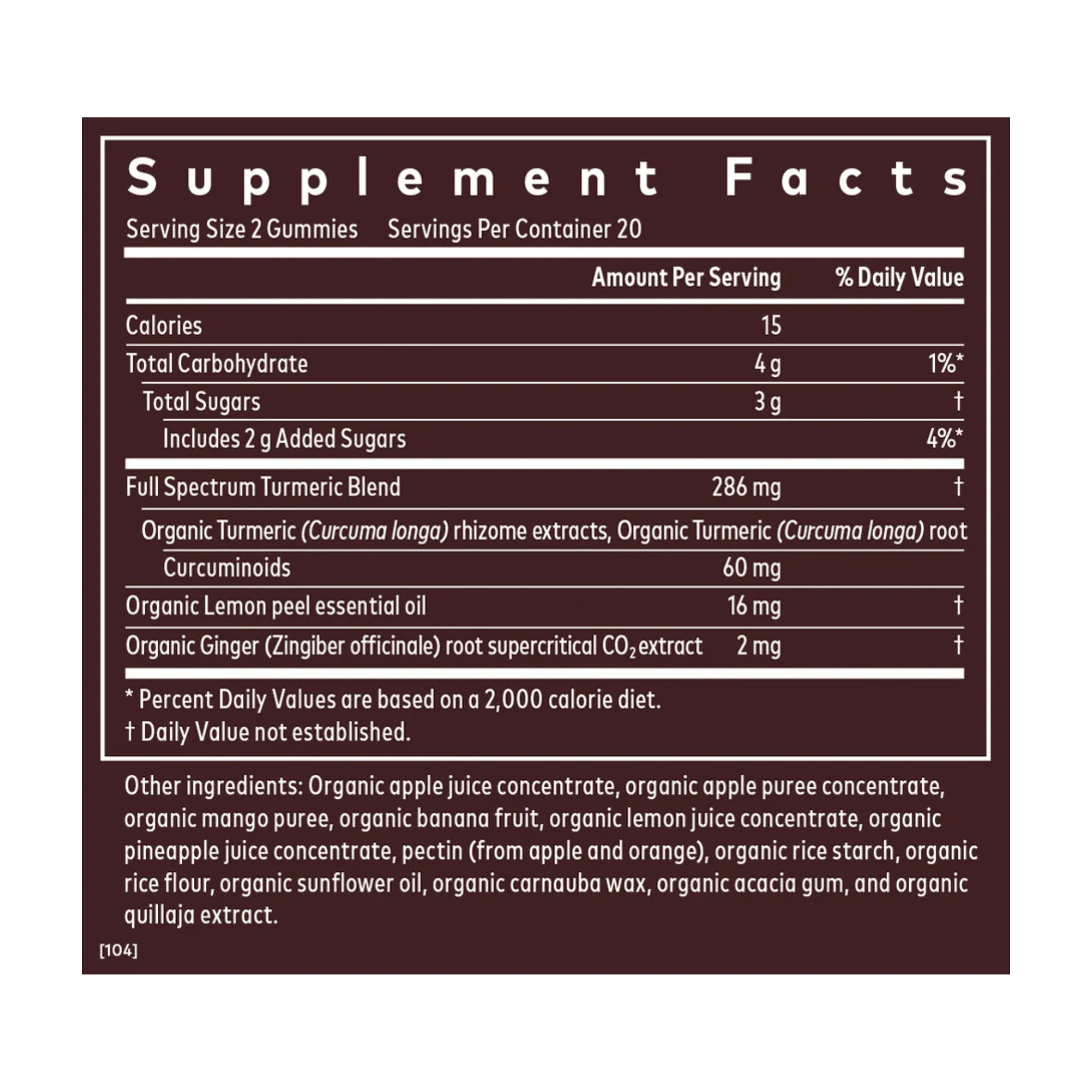 Gaia Turmeric Supreme Adult Daily Gummies (40 ct) #10089296 - Image 5