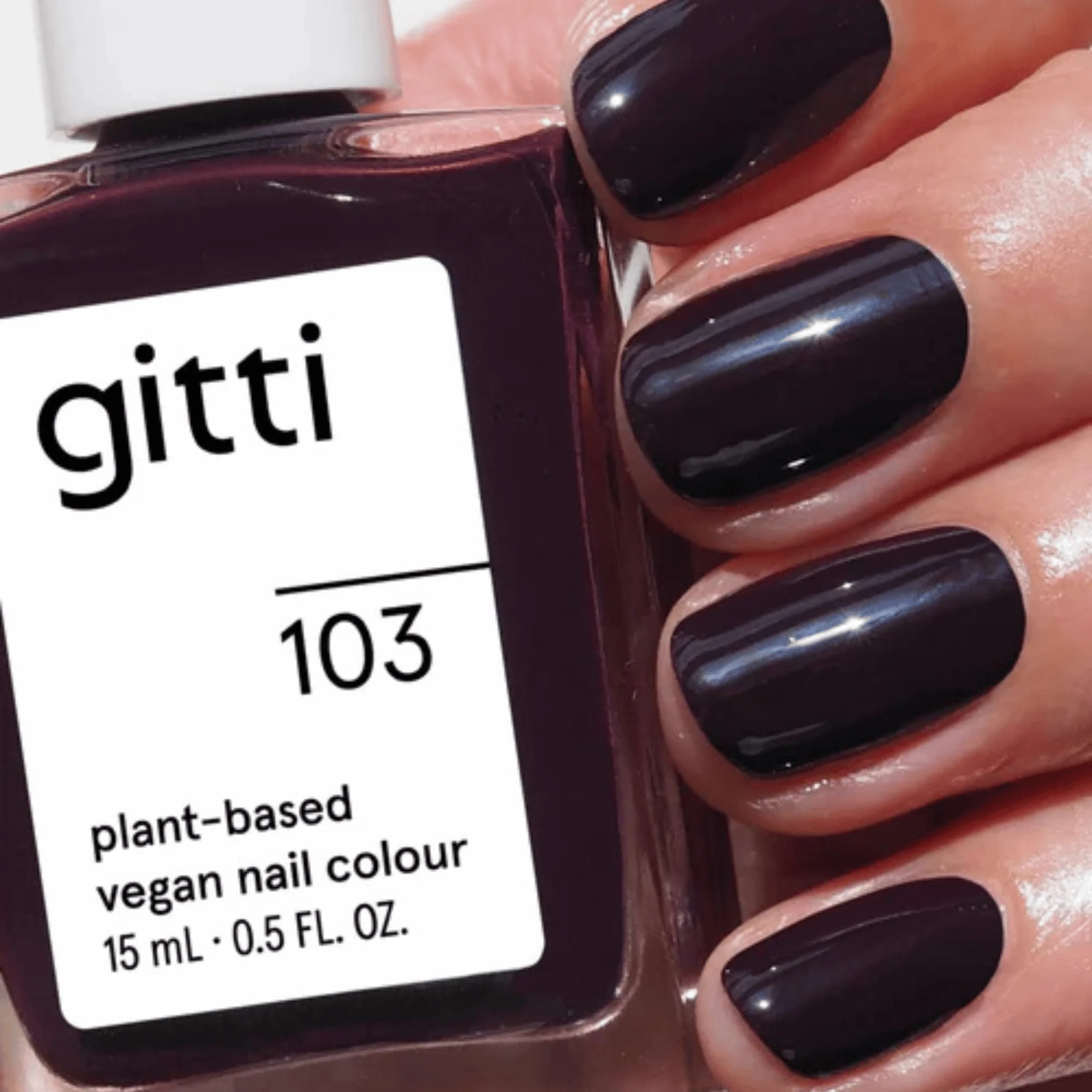 gitti no. 103 Aubergine Nail Polish (15 ml) #10091037 - Image 2
