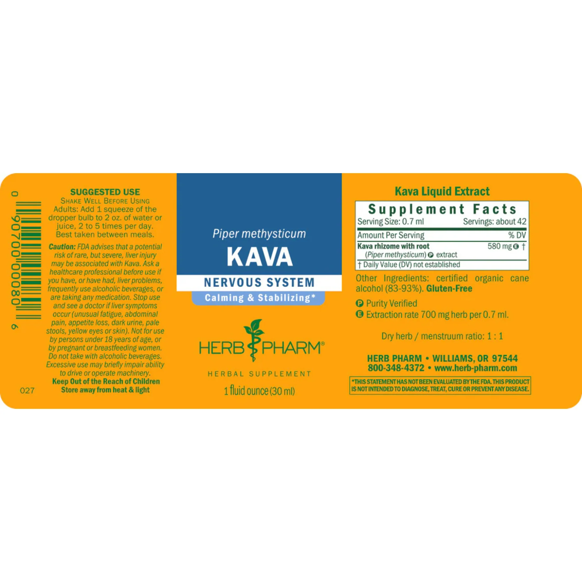 Herb Pharm Kava Extract (4 fl oz) #10088349 - Image 2