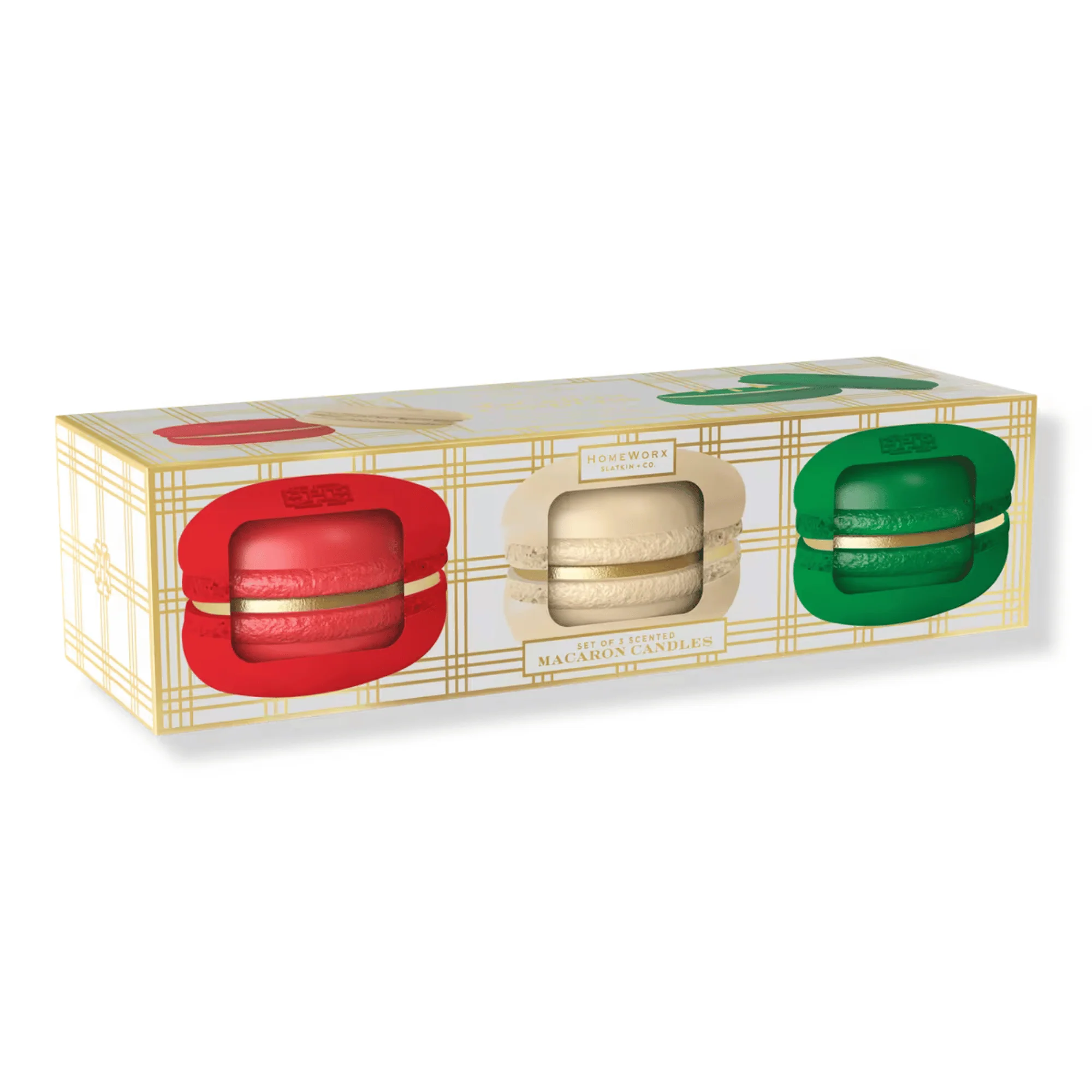 Homeworx Scented Macaron Candles Set (3 x 3 oz) #10088730