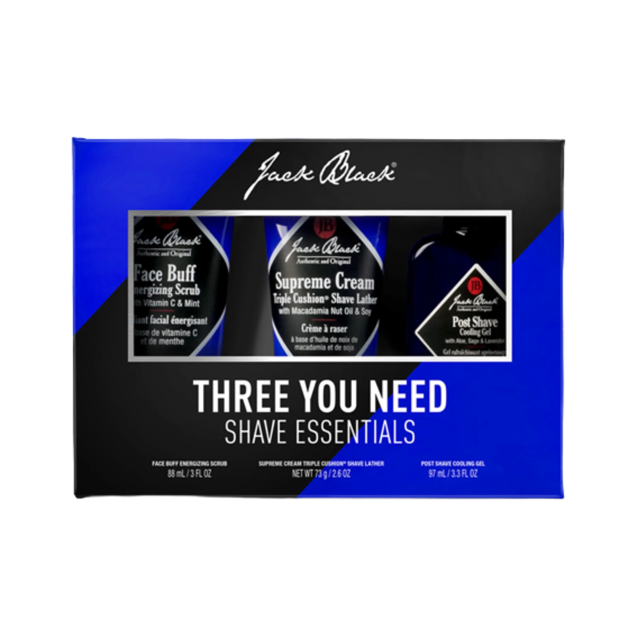 Jack Black Three You Need Shave Set (3 pc) #10090047