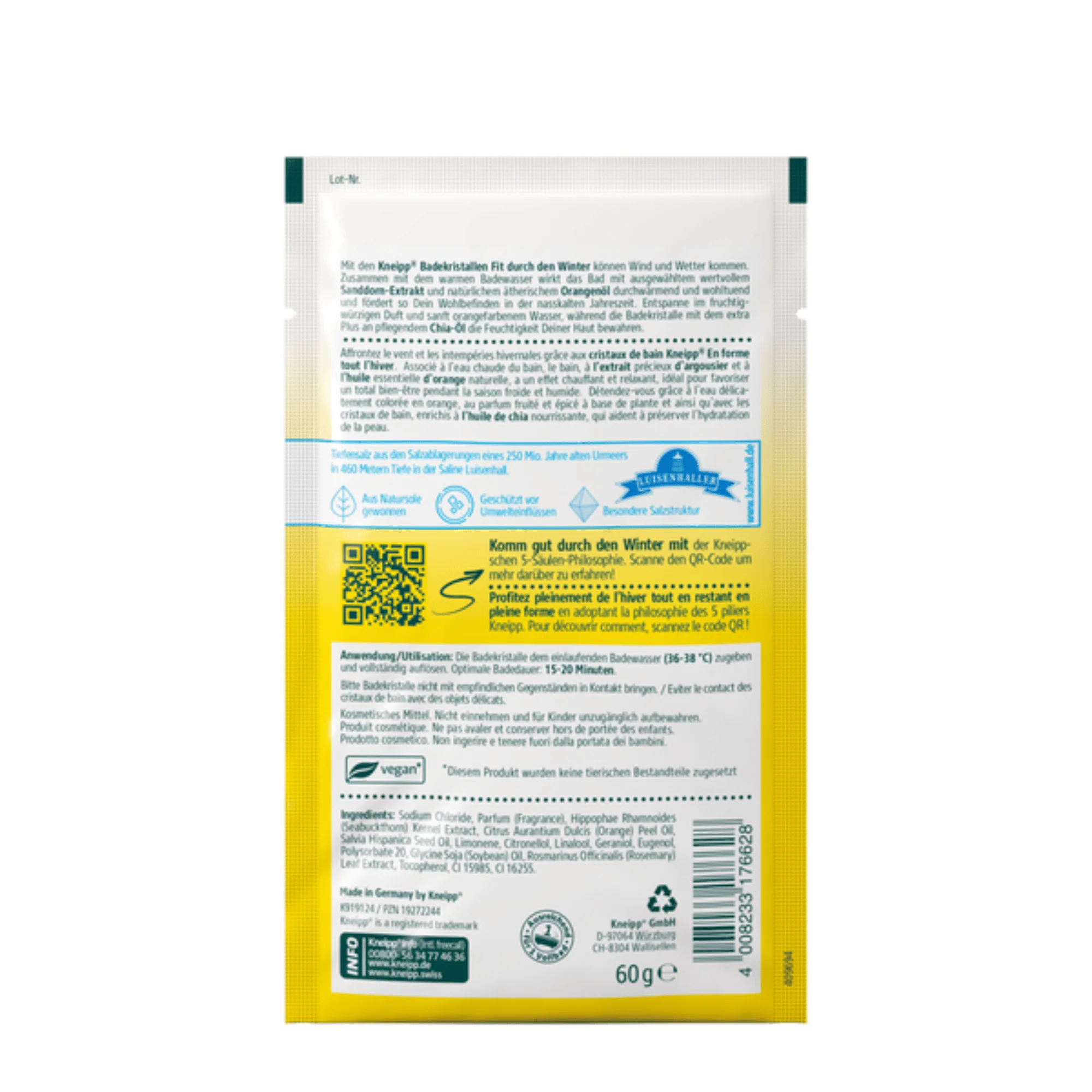 Kneipp Fit Through The Winter Bath Crystals Sachet (60 g) #10090649 - Image 2