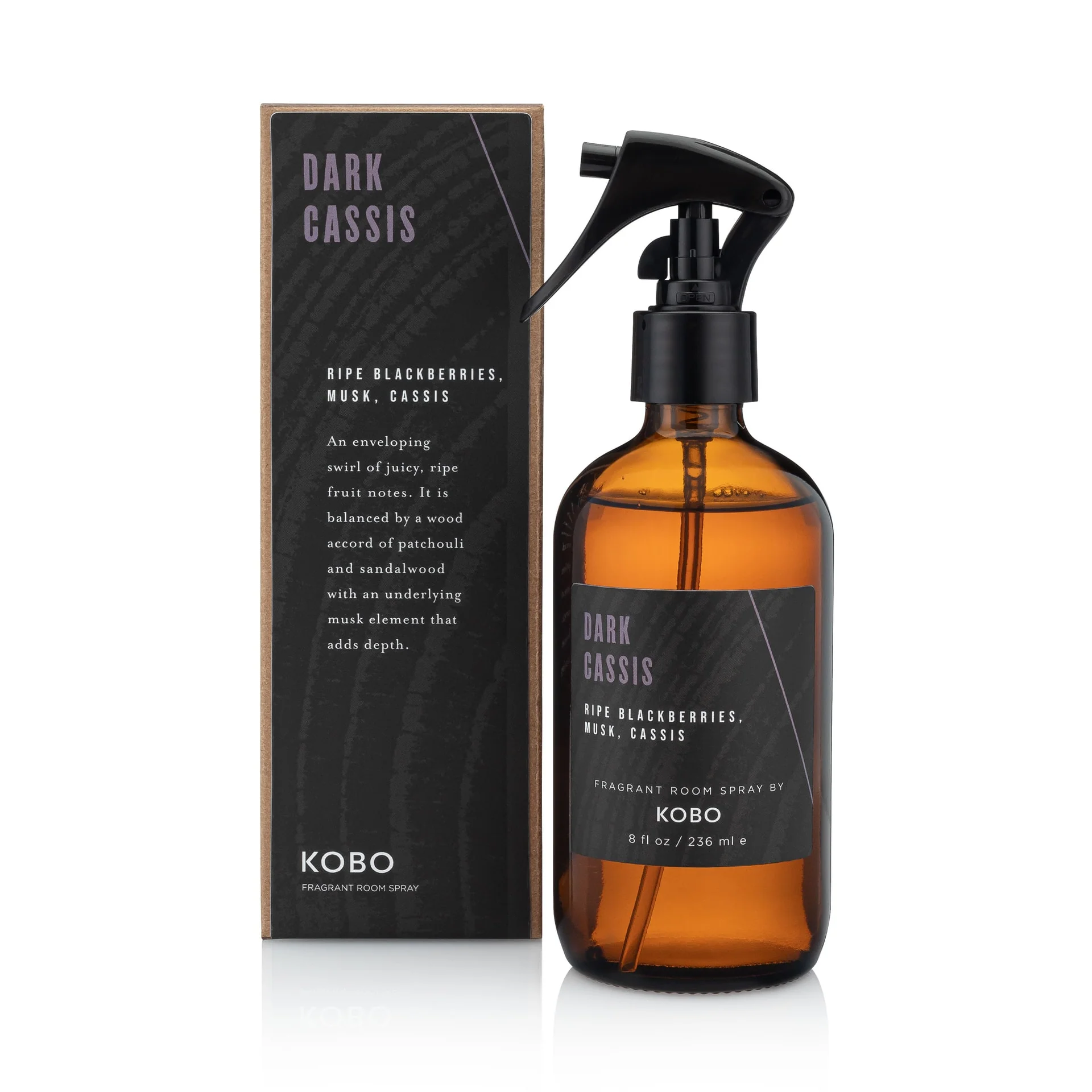 KOBO Dark Cassis Woodblock Room Spray (8 oz) #10084769