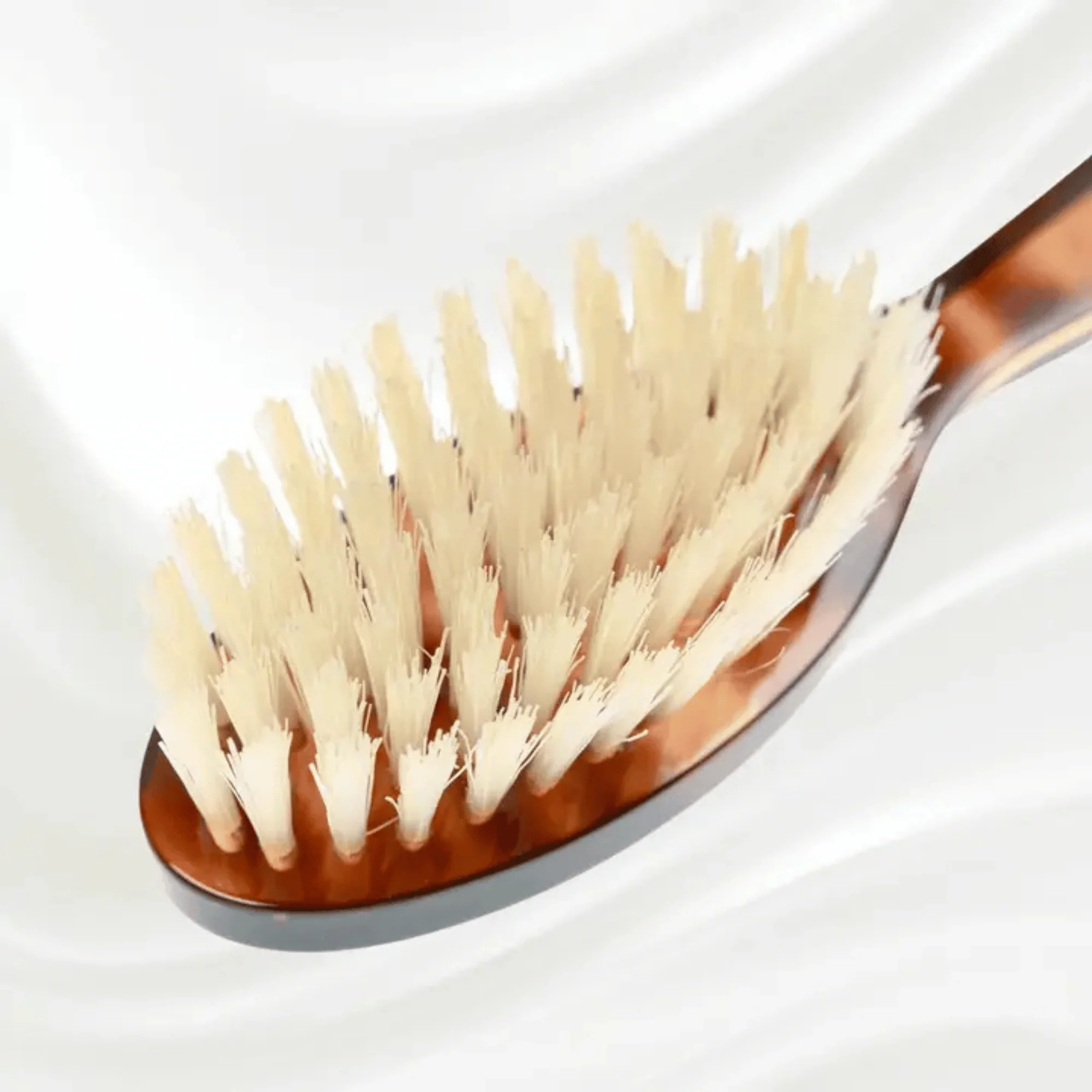 Koh-I-Noor Jaspe Small Oval White Boar Bristle Brush #10091820 - Image 2