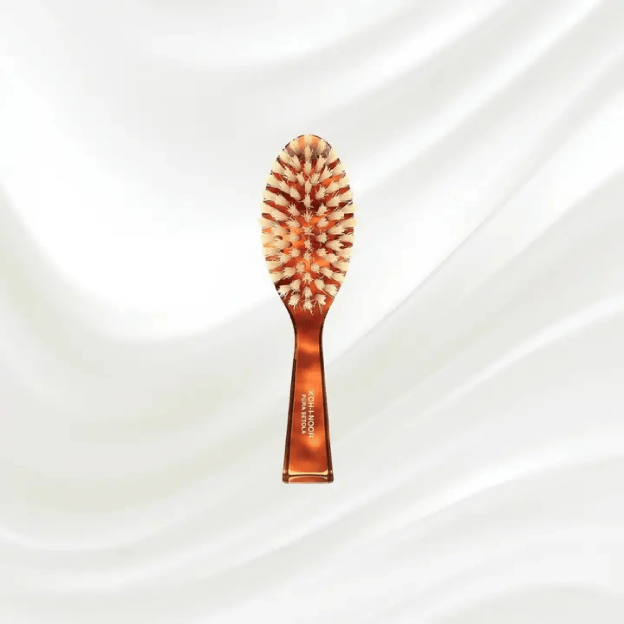 Koh-I-Noor Jaspe Small Oval White Boar Bristle Brush #10091820 - Image 3