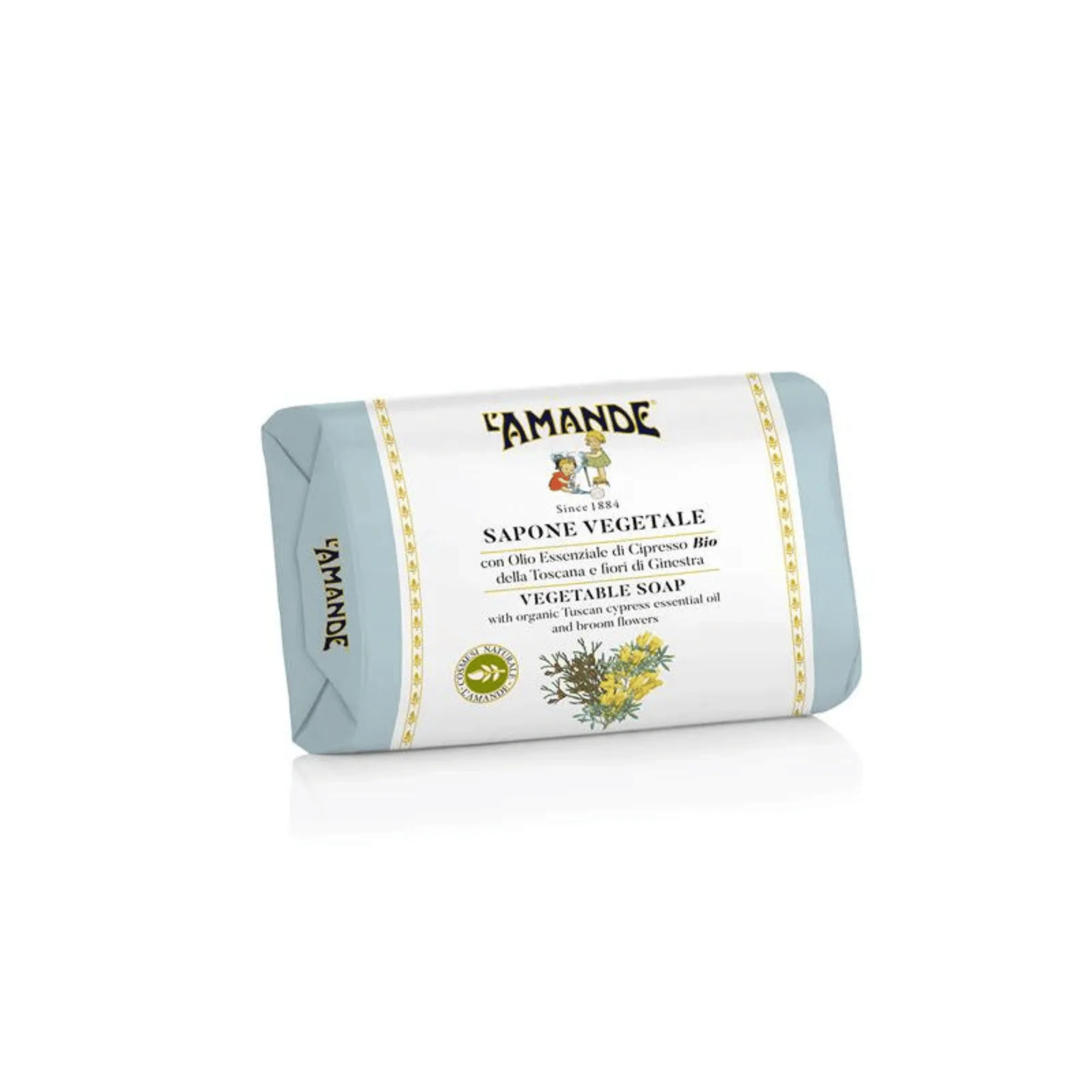 L'amande Cypress and Broom Flowers Bar Soap (200 g) #10087921