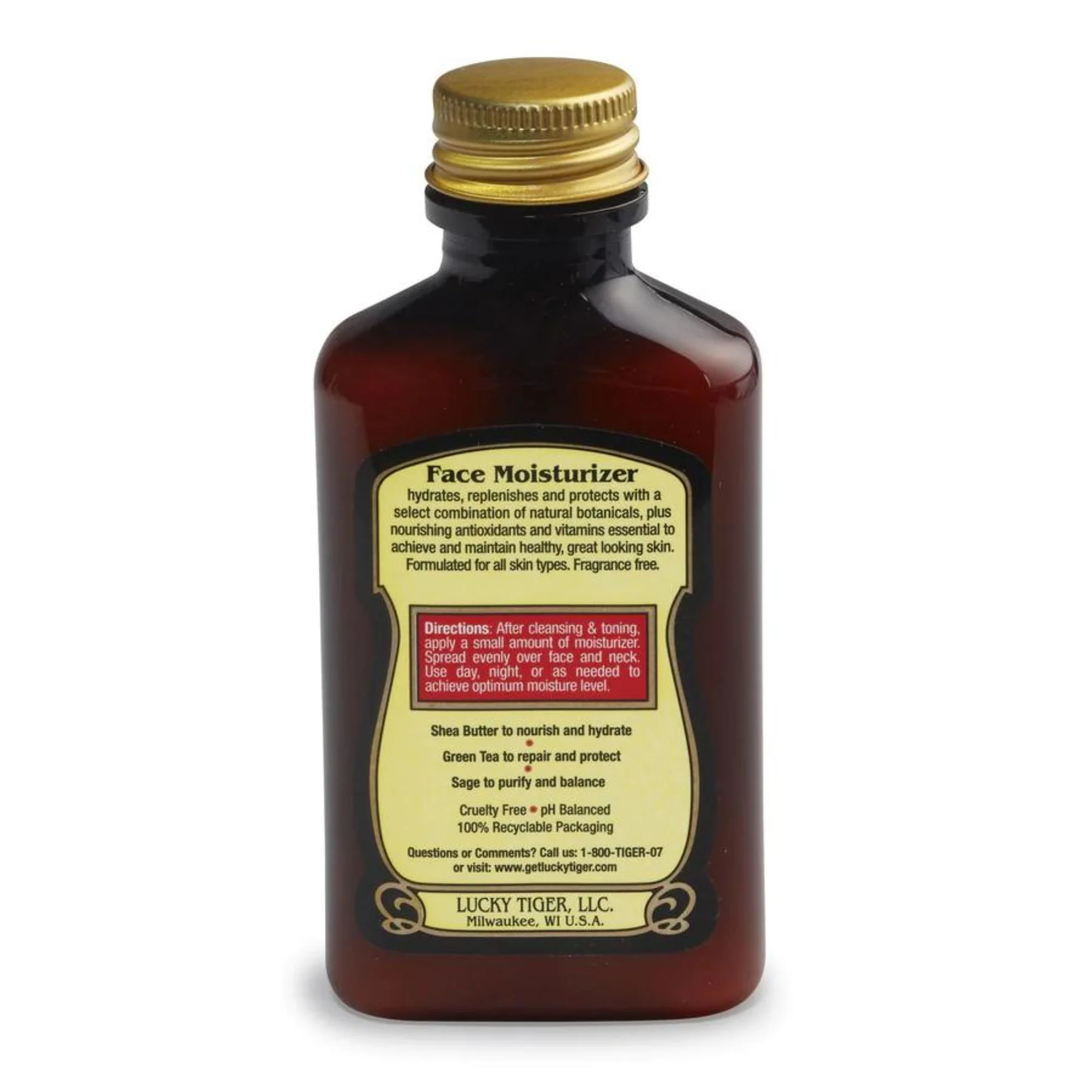Lucky Tiger Face Moisturizer (3.5 fl oz) #30084 - Image 3
