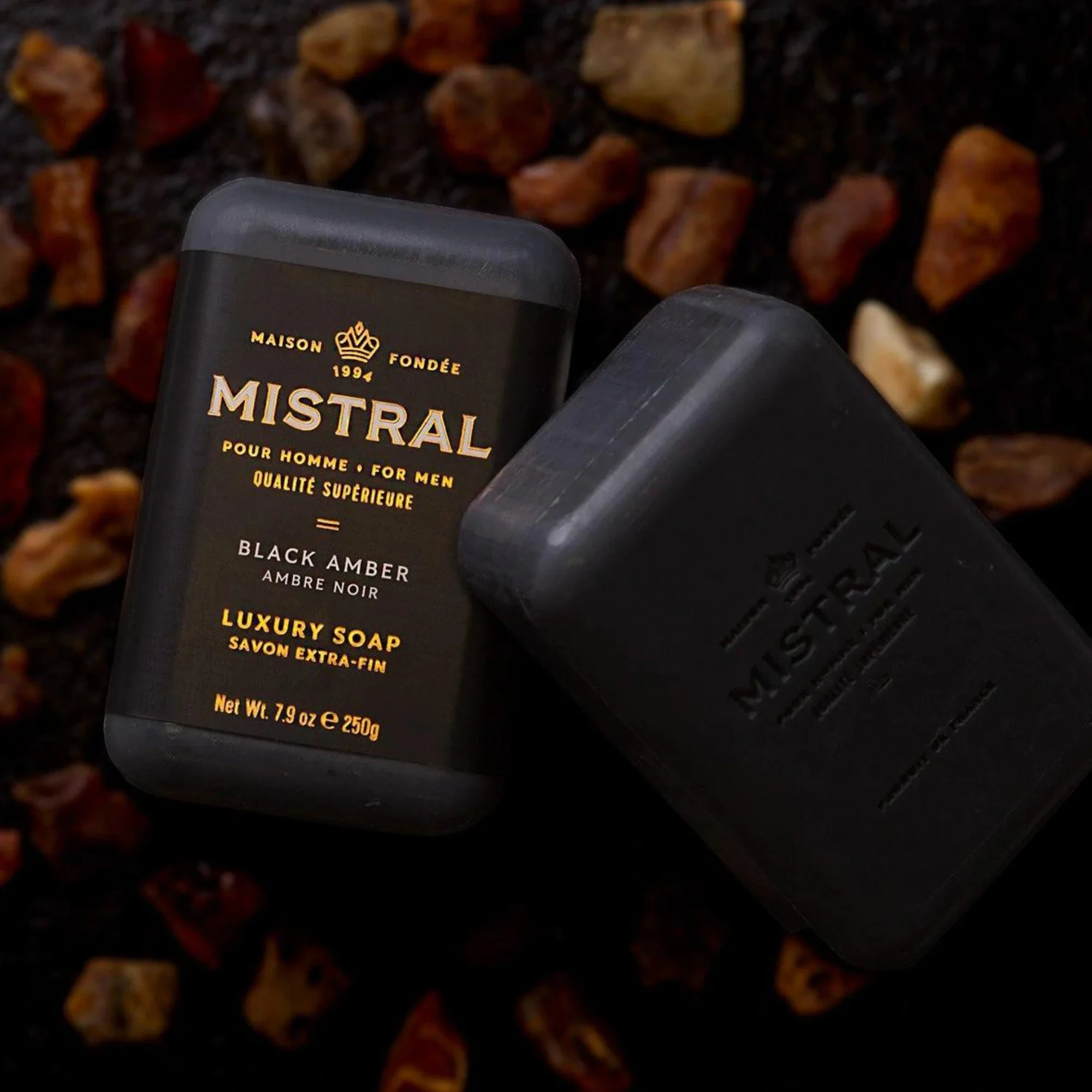 Mistral Black Amber Soap (8.8 oz) #10064744 - Image 3