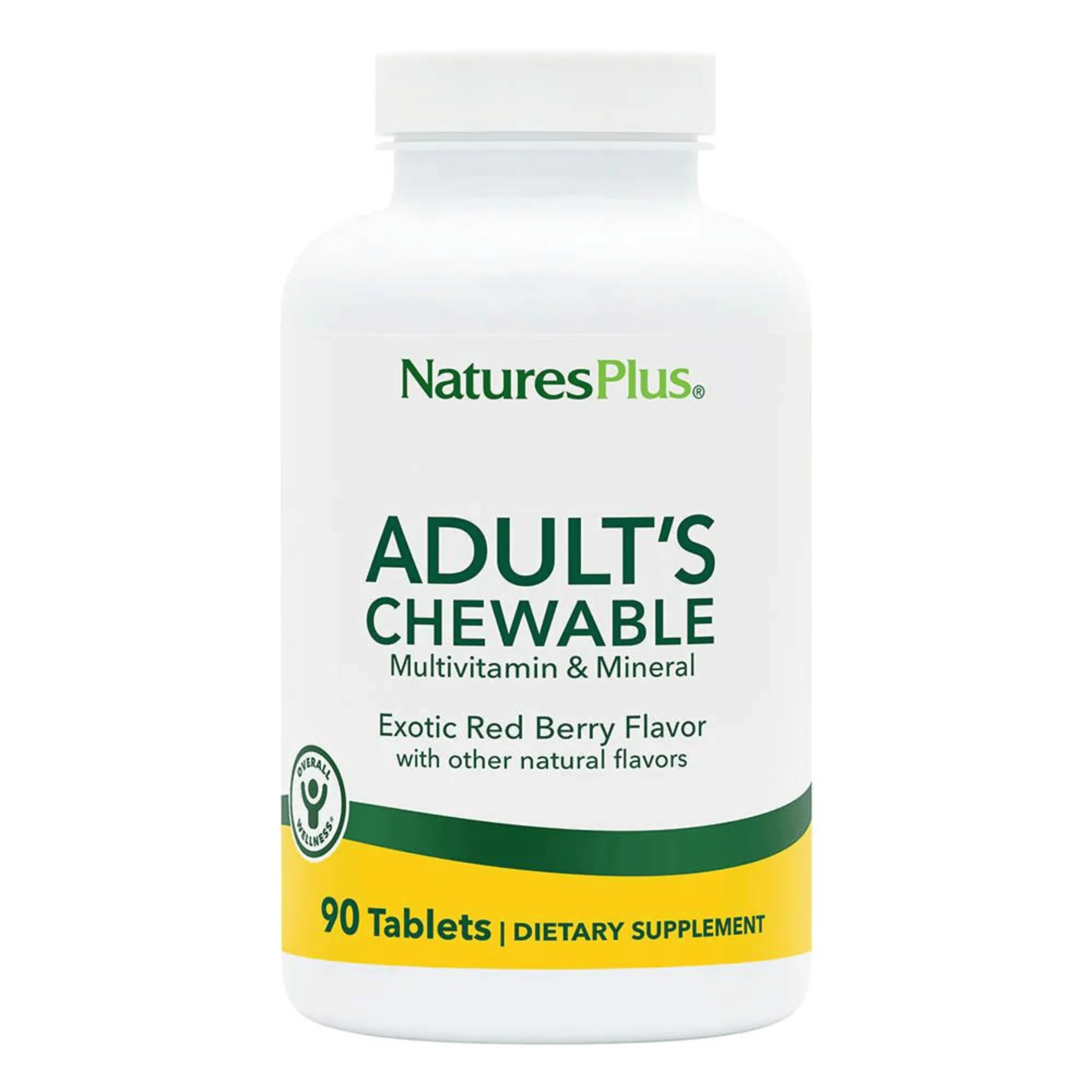 Nature's Plus Adult's Multi-Vitamin Chewable Exotic Red Super Fruits (90 count) #29671