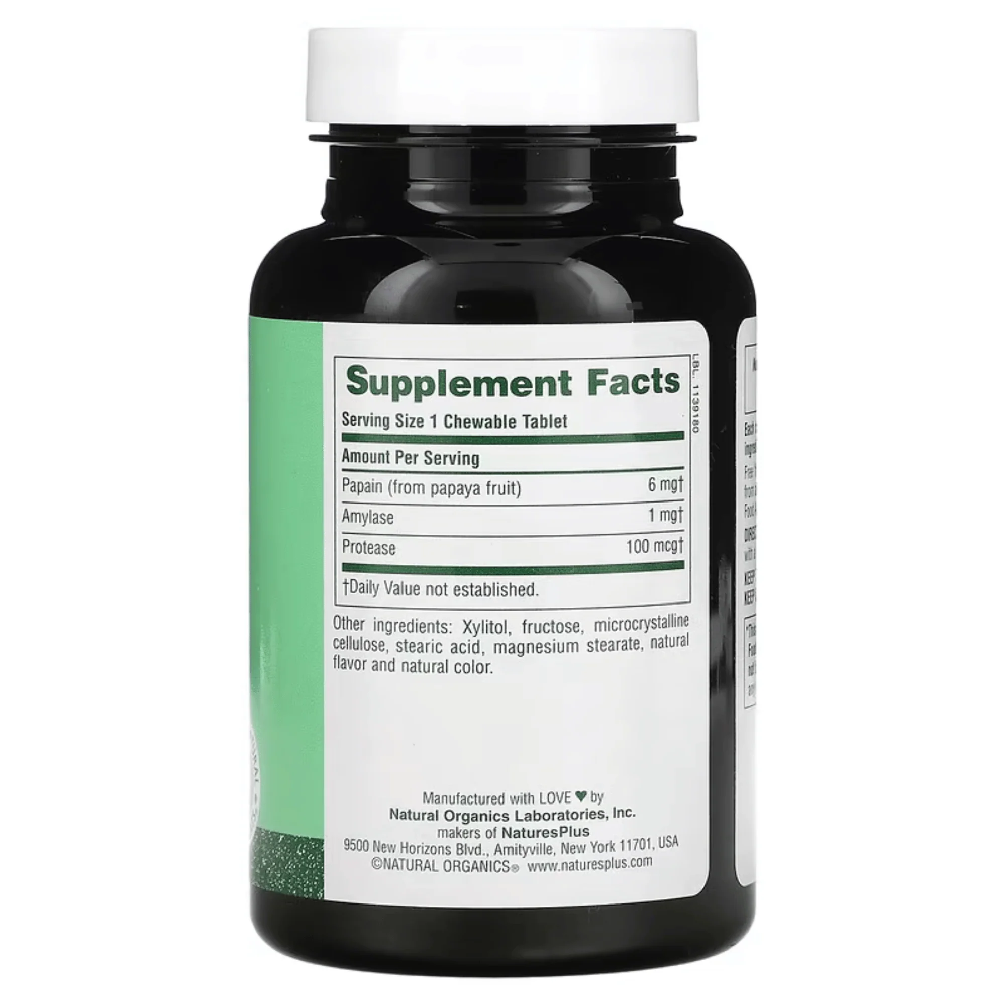 Nature's Plus Chewable Papaya Enzyme Tablets (360 count) #10087711 - Image 2