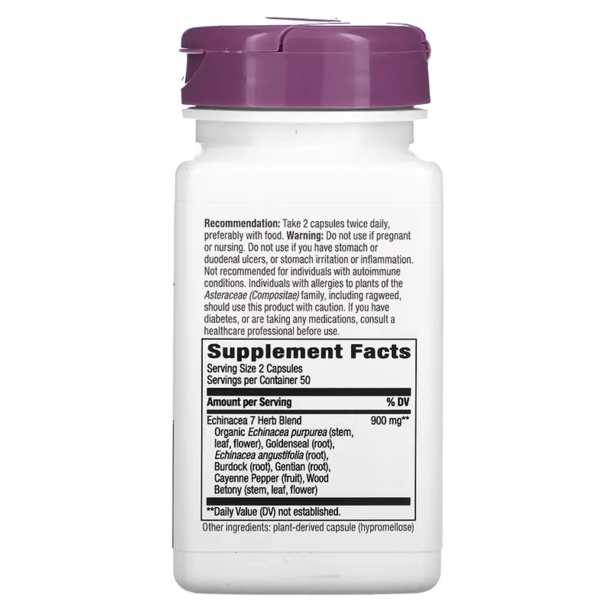 Nature's Way Echinacea with Goldenseal Root (100 count) #5733 - Image 2