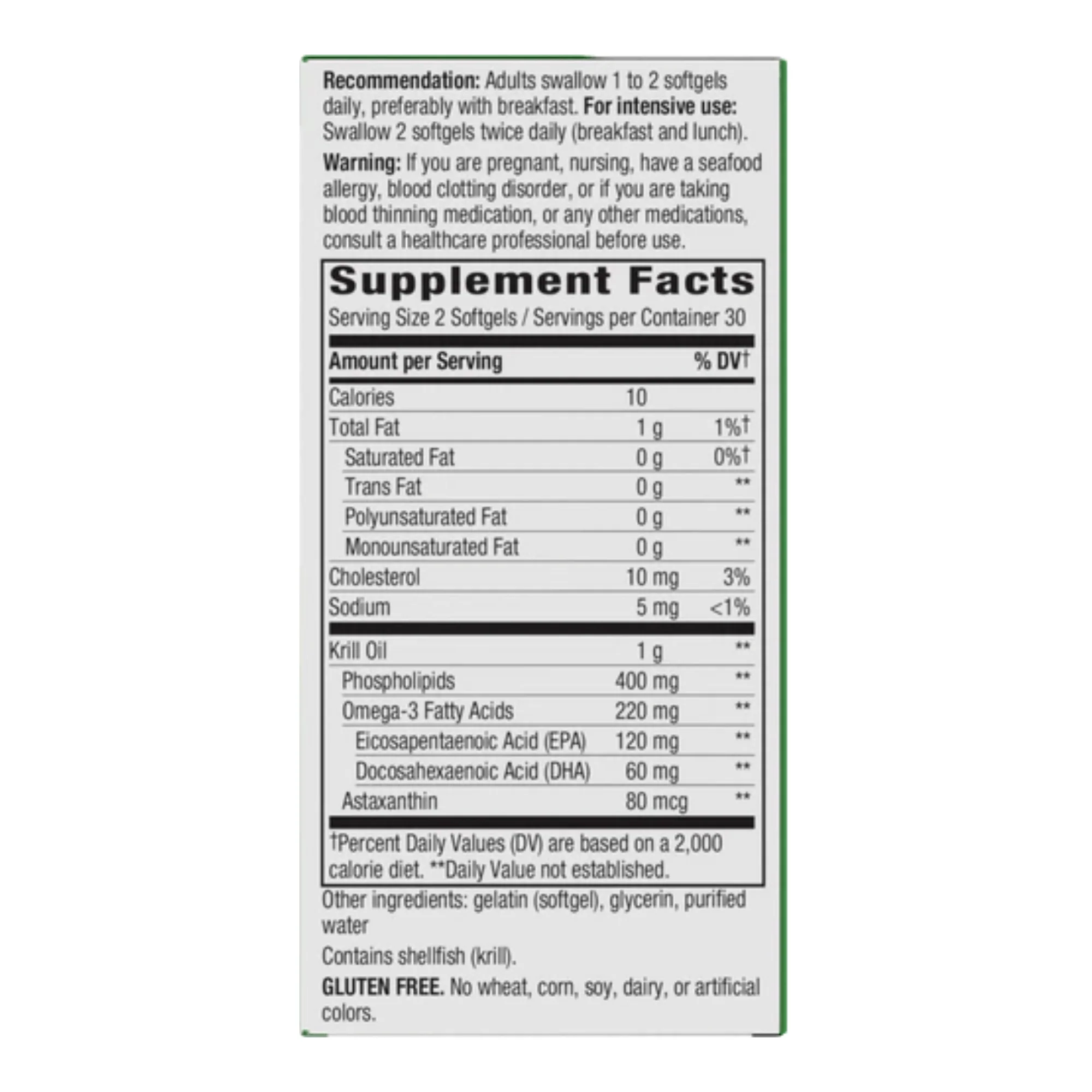 Nature's Way Krill Oil (60 count) #10091273 - Image 6