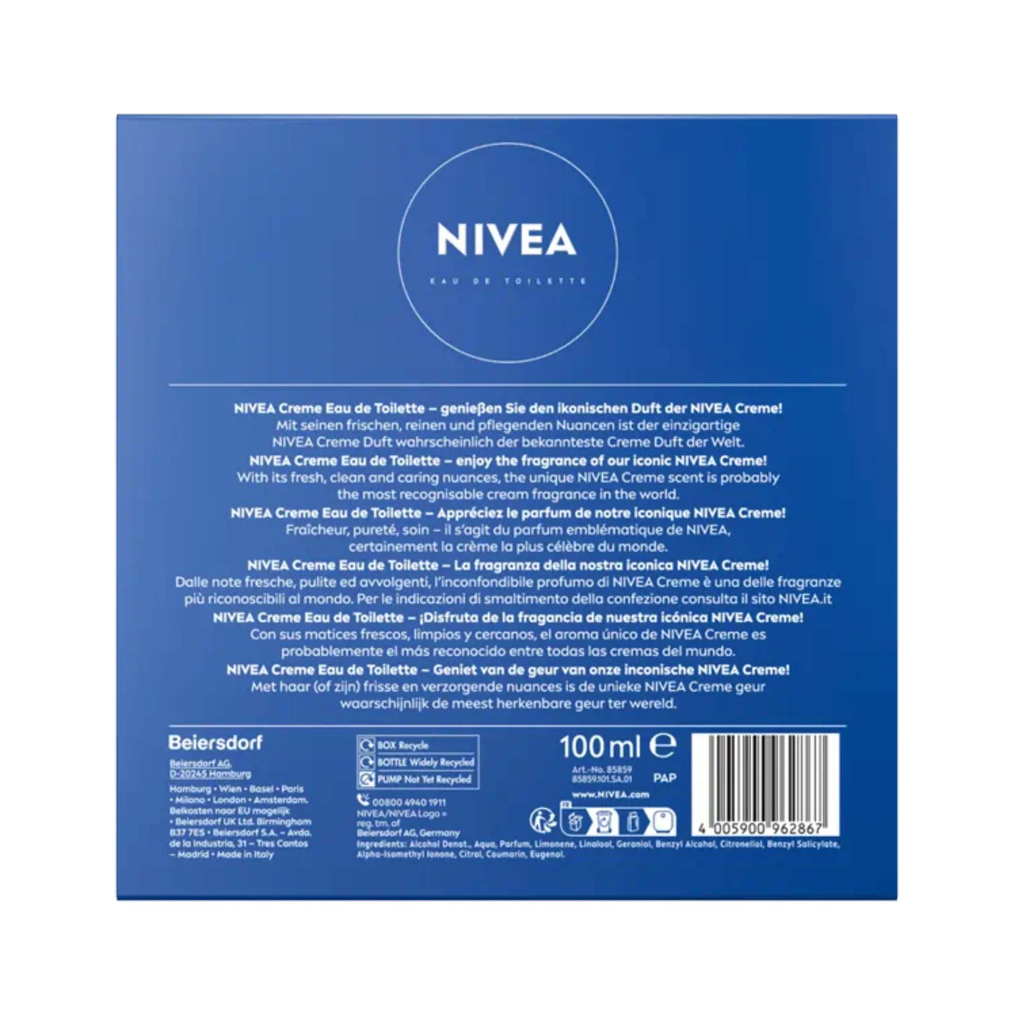 Nivea Eau de Toilette (100 ml) #10089783 - Image 4