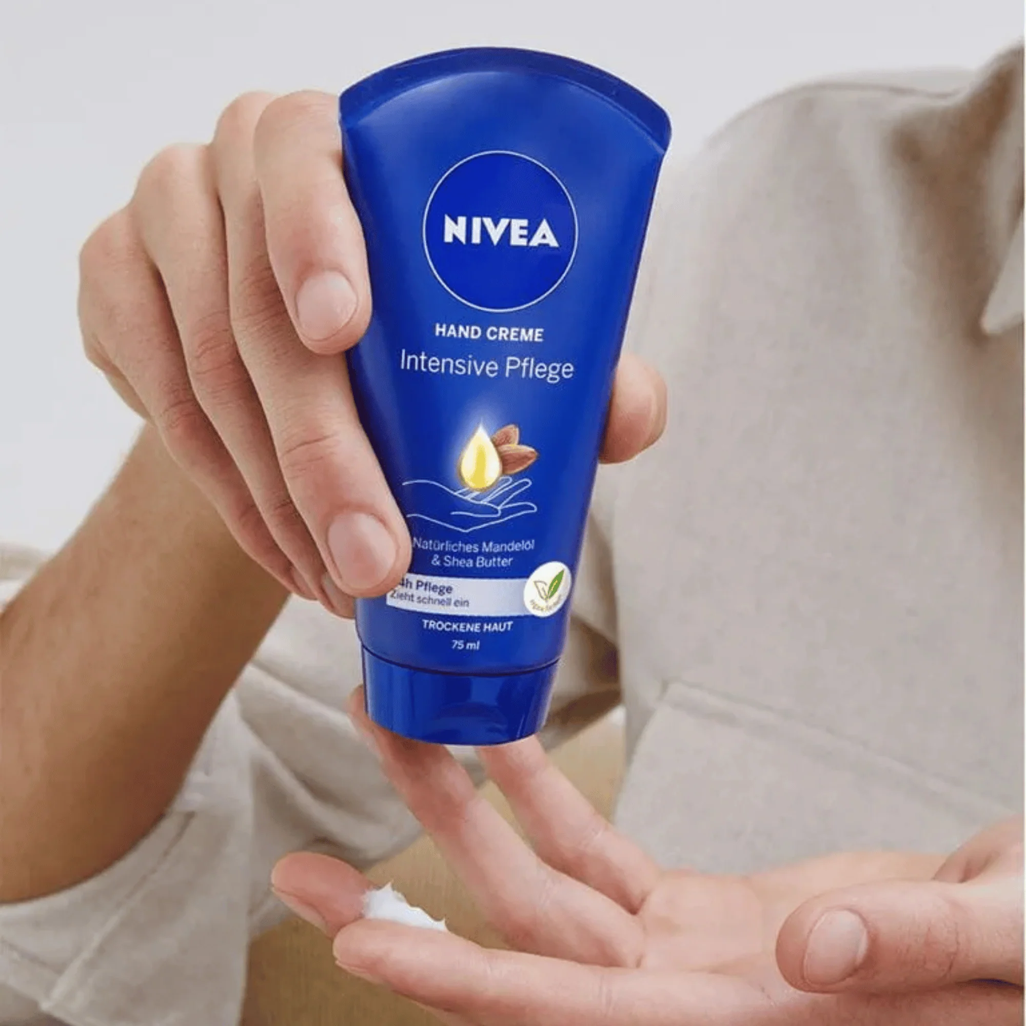 Nivea Intensive Care Hand Cream (Intensive Pflege) (75 ml) #21940 - Image 3