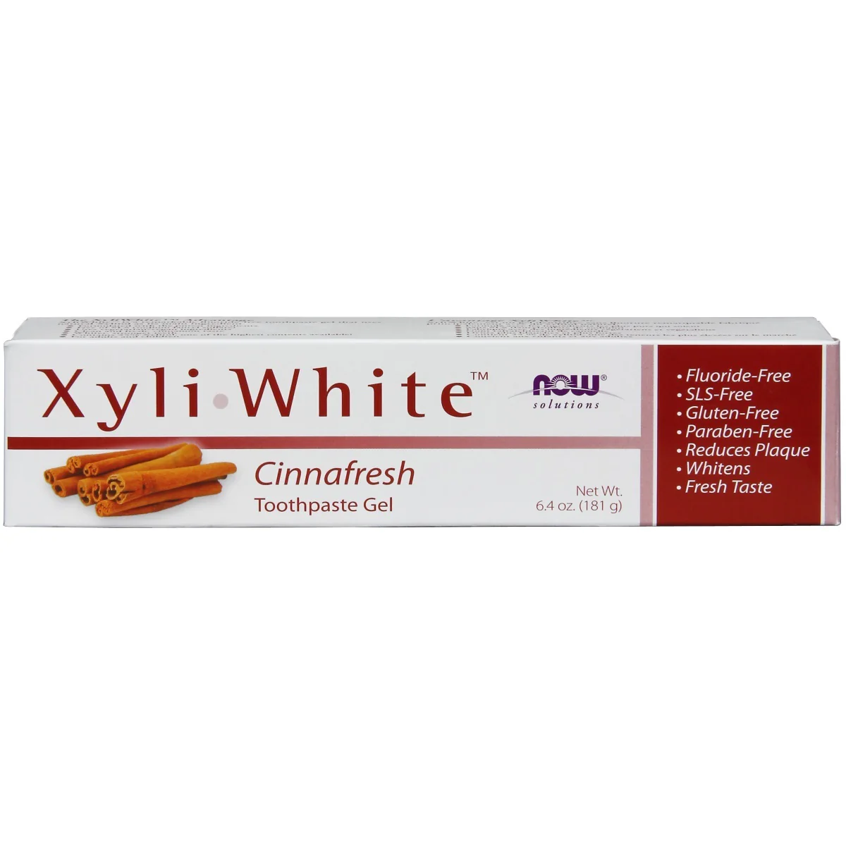 NOW XyliWhite Toothpaste - Cinnafresh (6.4 oz) #10076090
