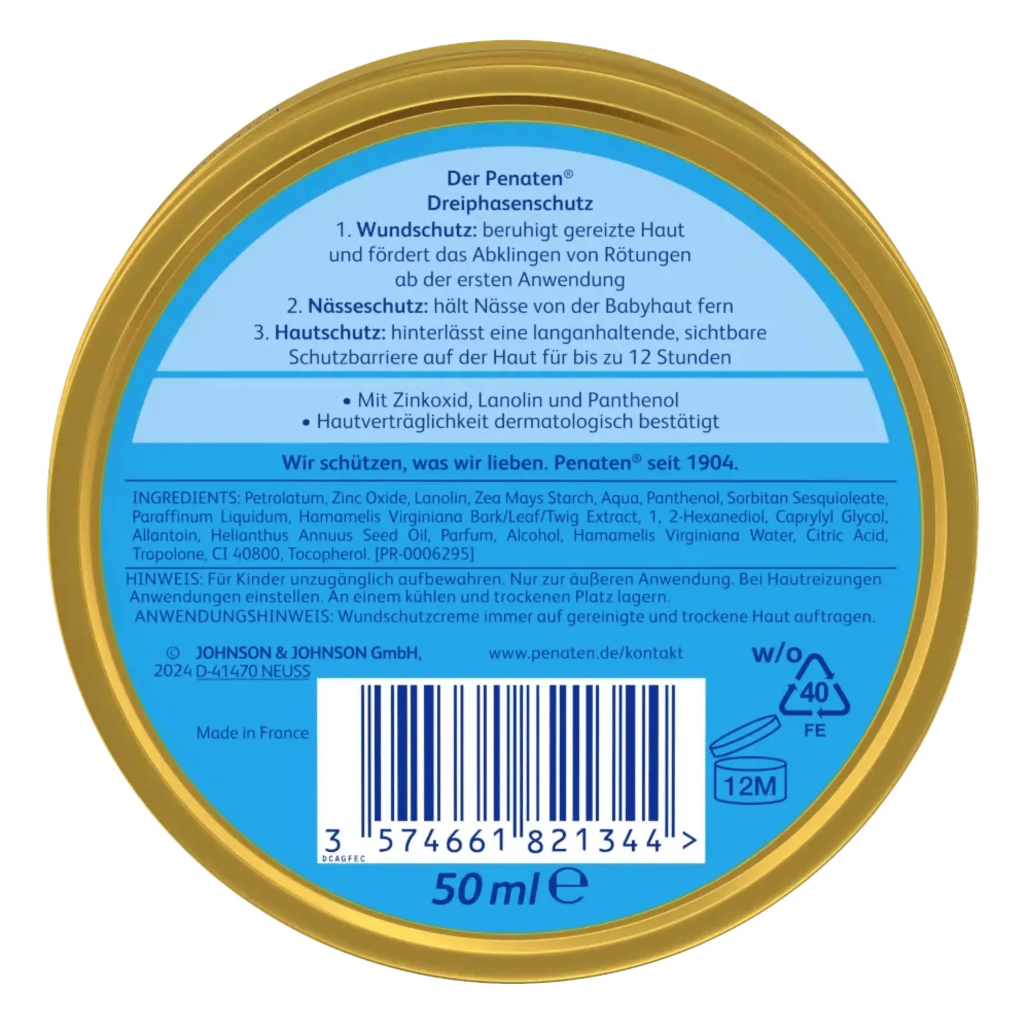 Penaten Baby Cream (50 ml) #25342 - Image 4