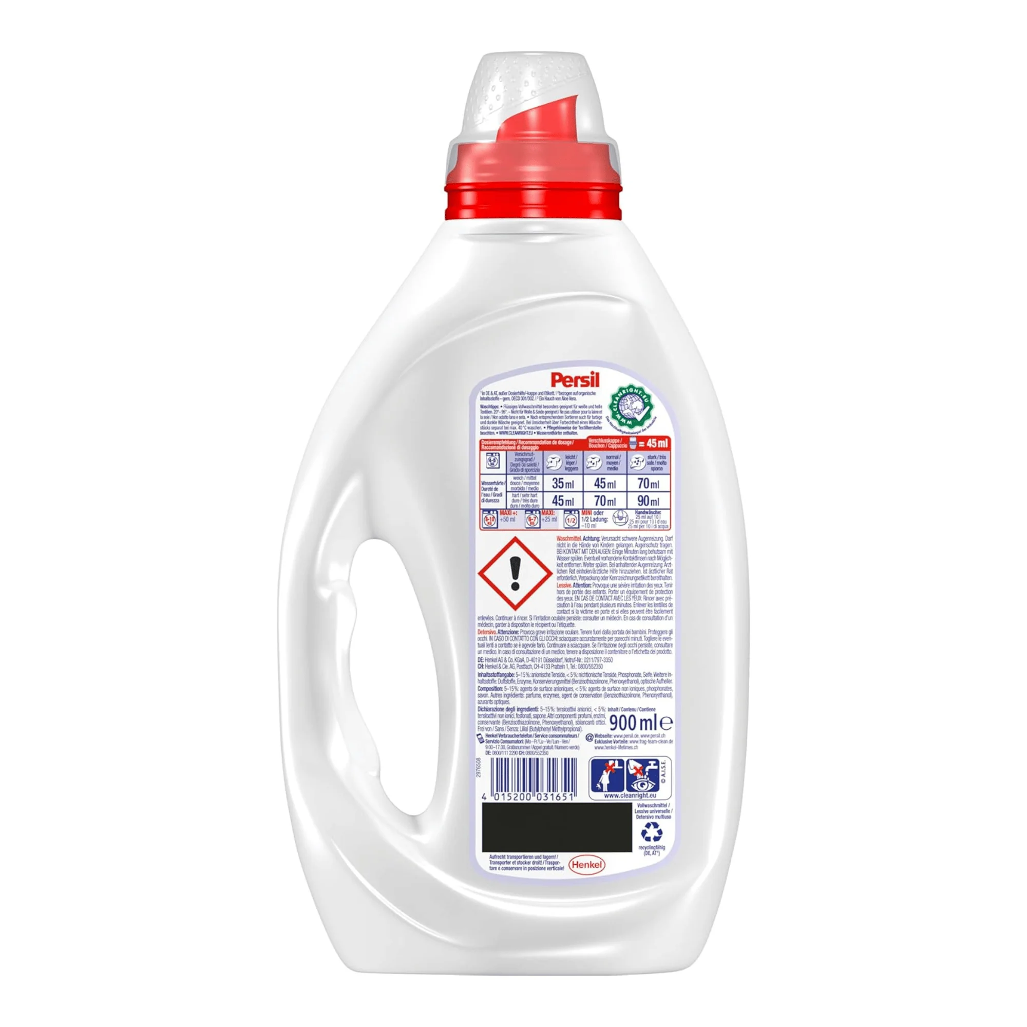 Persil Sensitive Gel Laundry Detergent (900 ml) #10071310 - Image 2