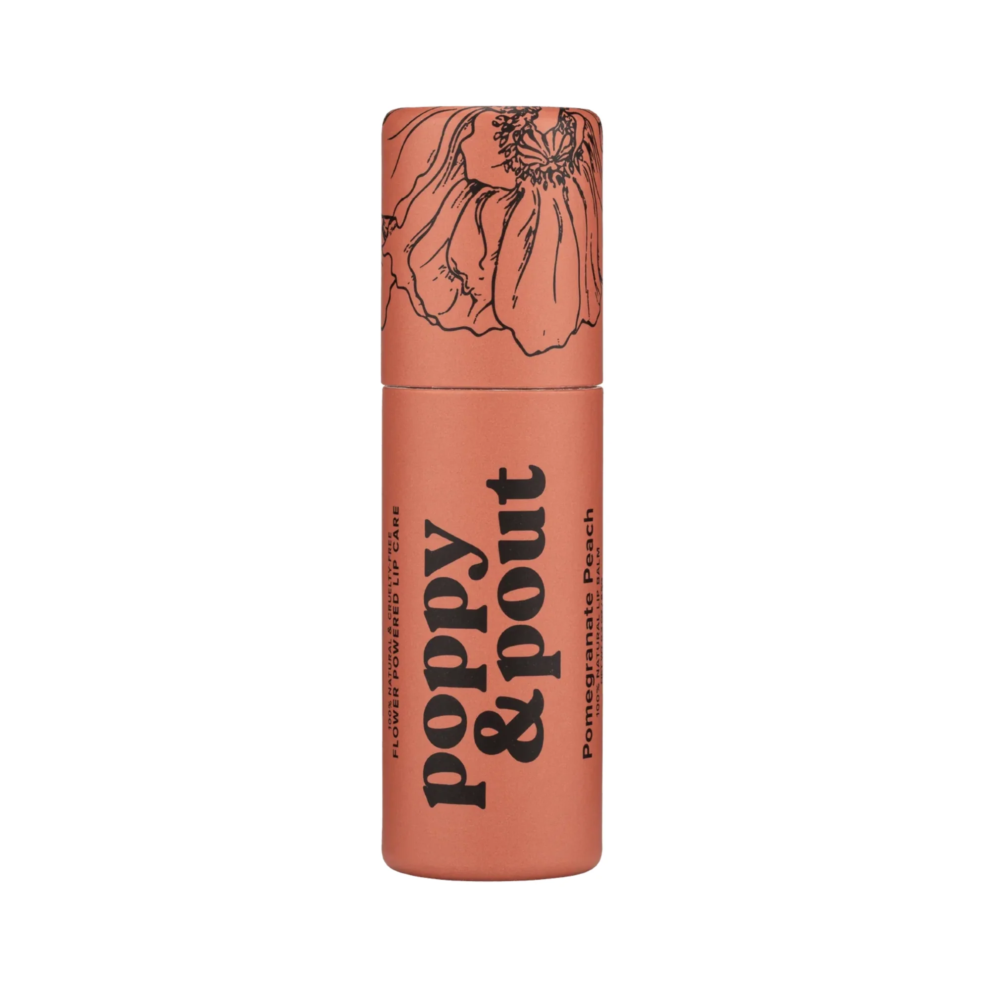 Poppy & Pout Pomegranate Peach Lip Balm (0.3 oz) #10088798