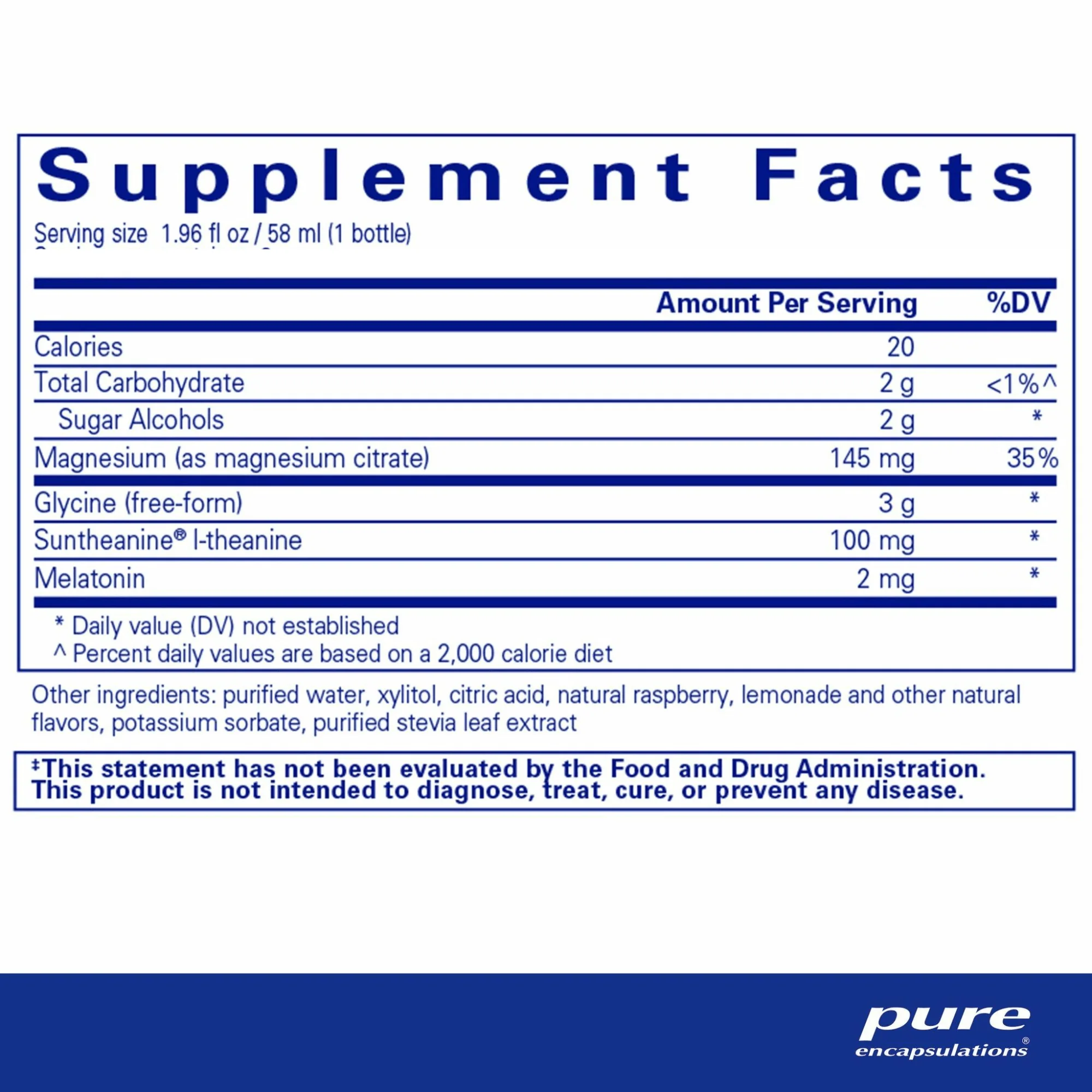 Pure Encapsulations Sleep Solution Single Dose (1.96 fl oz) #10086322 - Image 2