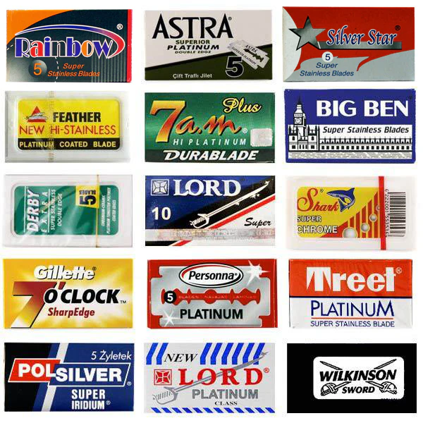 Q Brothers Extra Large Razor Blade Sampler (80 count) #10069655