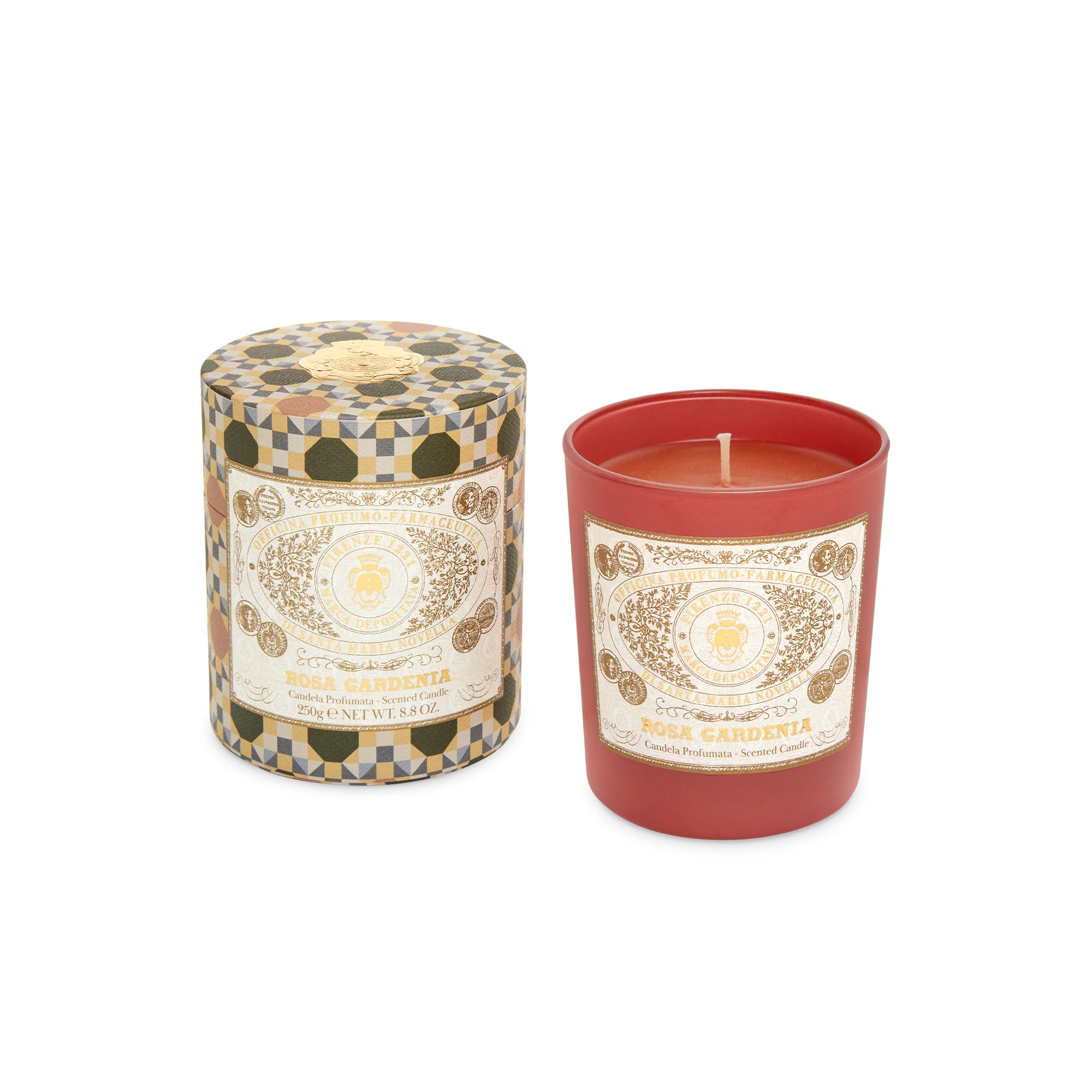 Santa Maria Novella Rosa Gardenia Scented Candle (250 g) #10087476 - Image 2