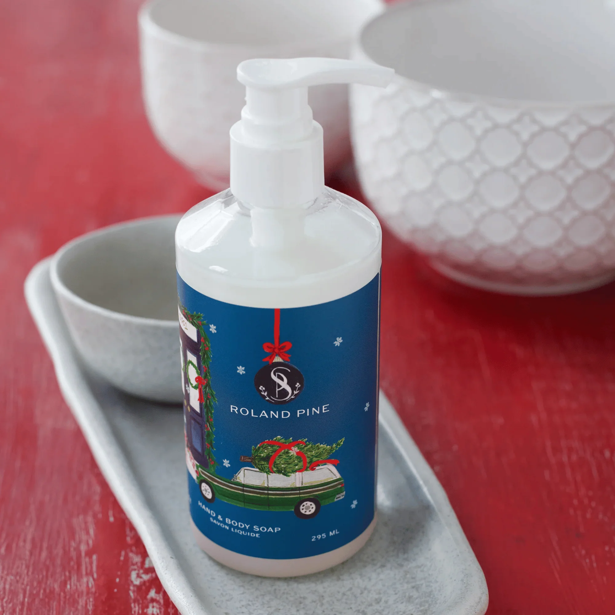Soap & Paper Factory Home for the Holidays Roland Pine Hand & Body Wash (10 fl oz) #10090395 - Image 2