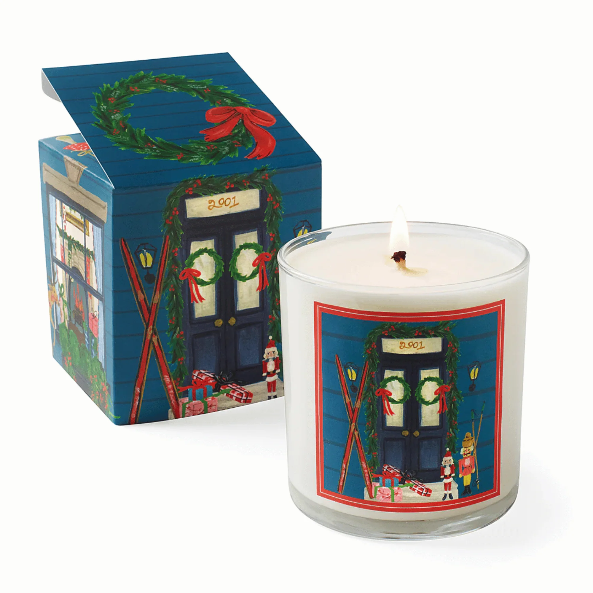 Soap & Paper Factory Home for the Holidays Roland Pine Large Soy Glass Candle (9.5 oz) #10090398