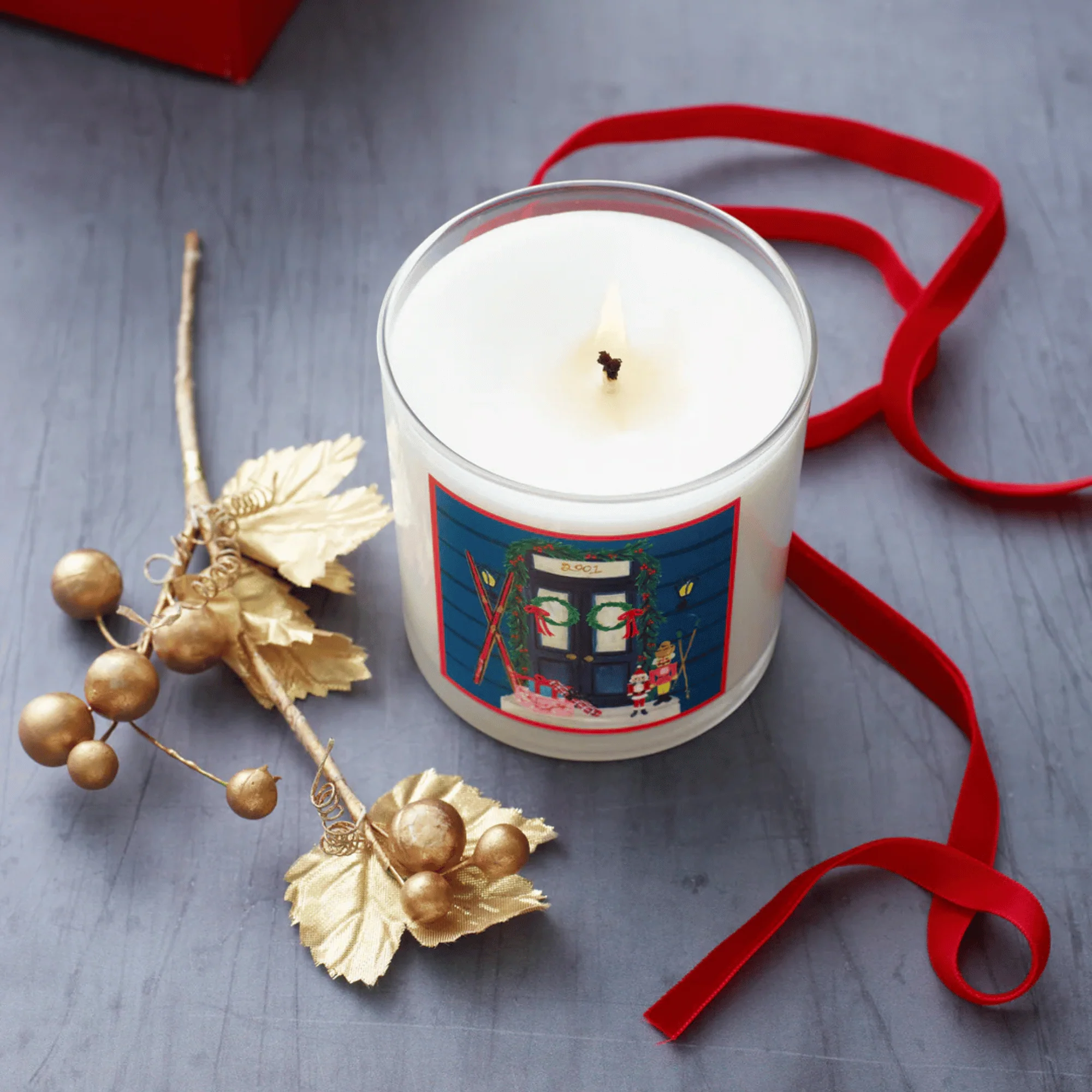 Soap & Paper Factory Home for the Holidays Roland Pine Large Soy Glass Candle (9.5 oz) #10090398 - Image 3