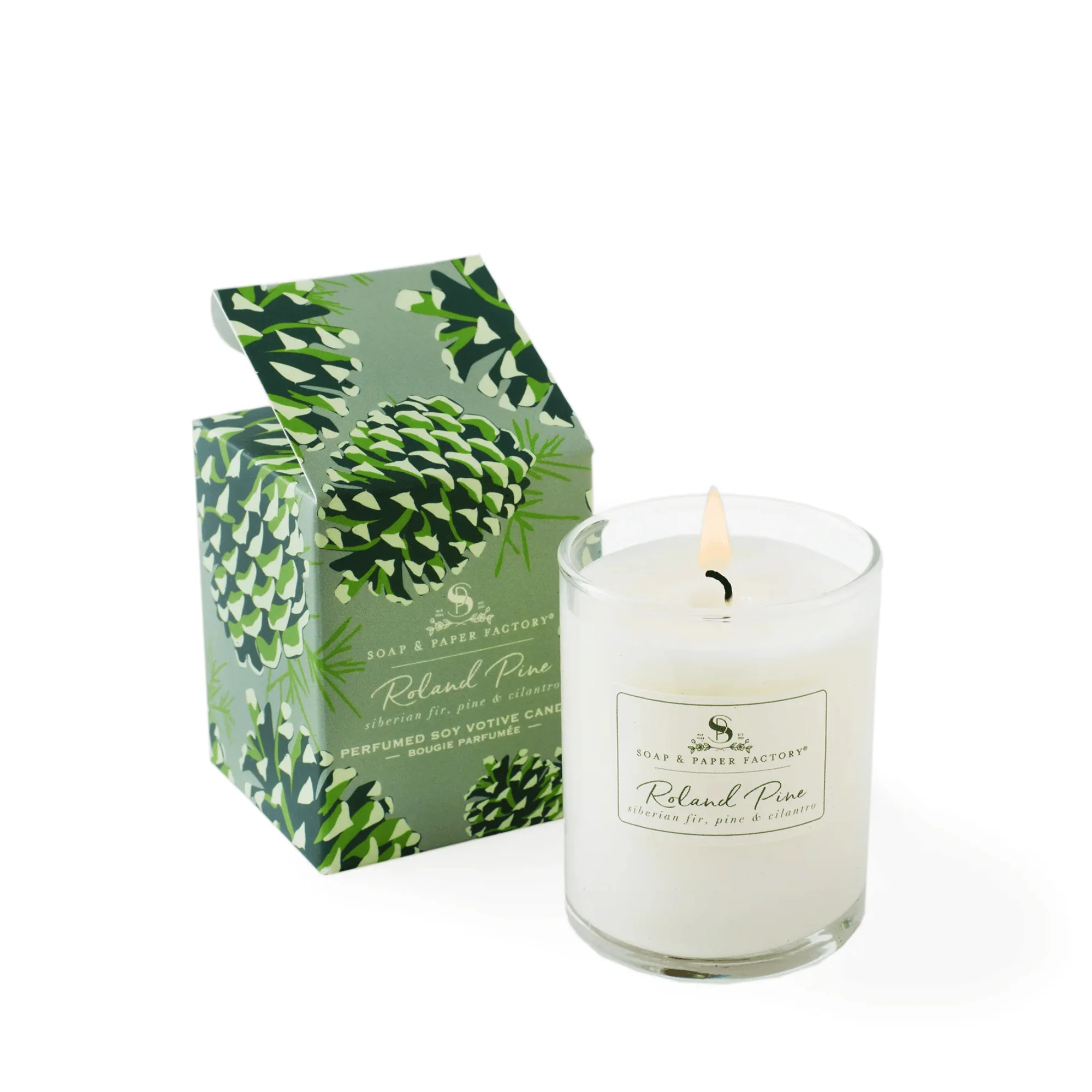 Soap & Paper Factory Roland Pine Votive Soy Candle (2.3 oz) #10072219