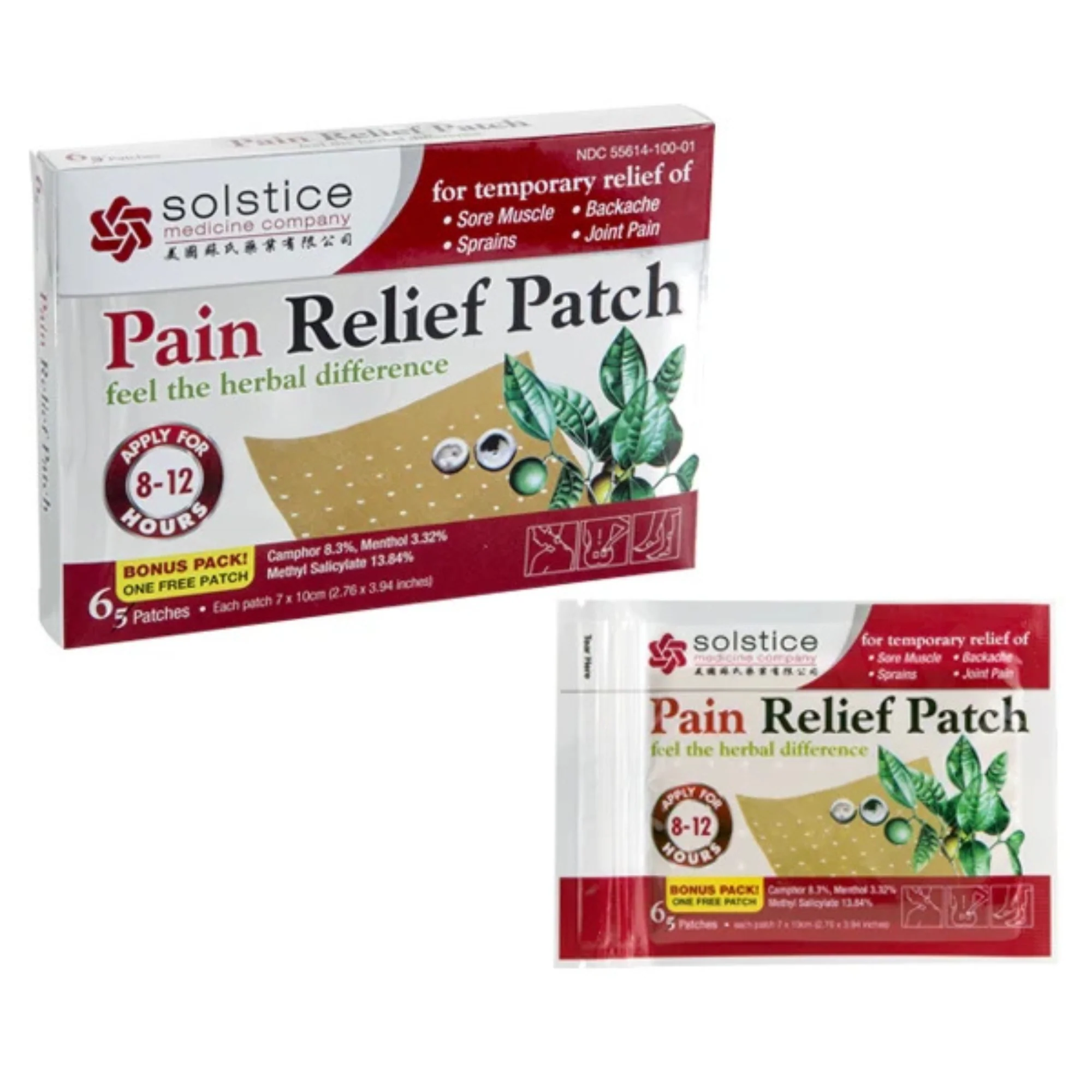 Solstice Pain Relief Patch (6 patches) #10089693